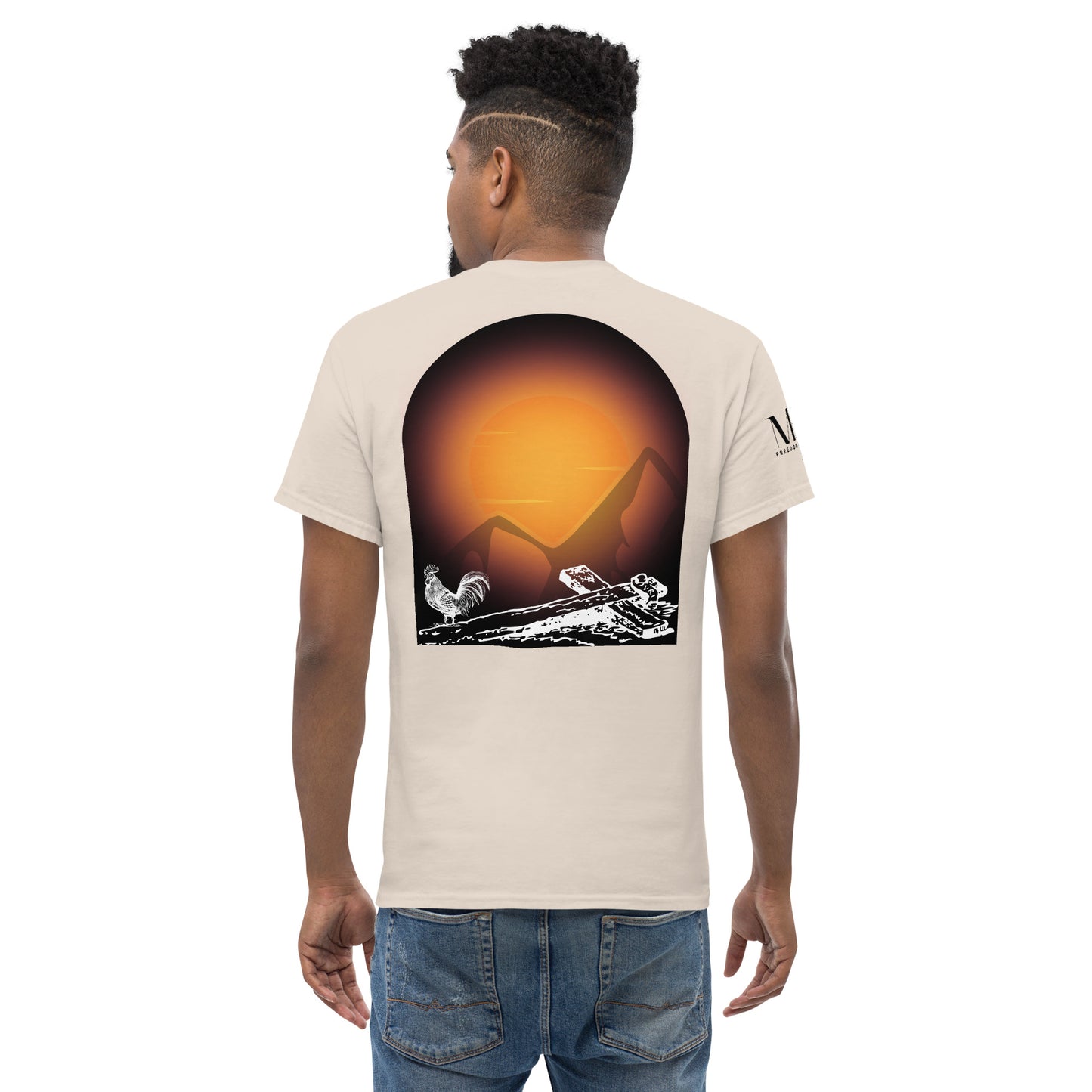 Jesus Died For You Men's classic tee W/Black Print