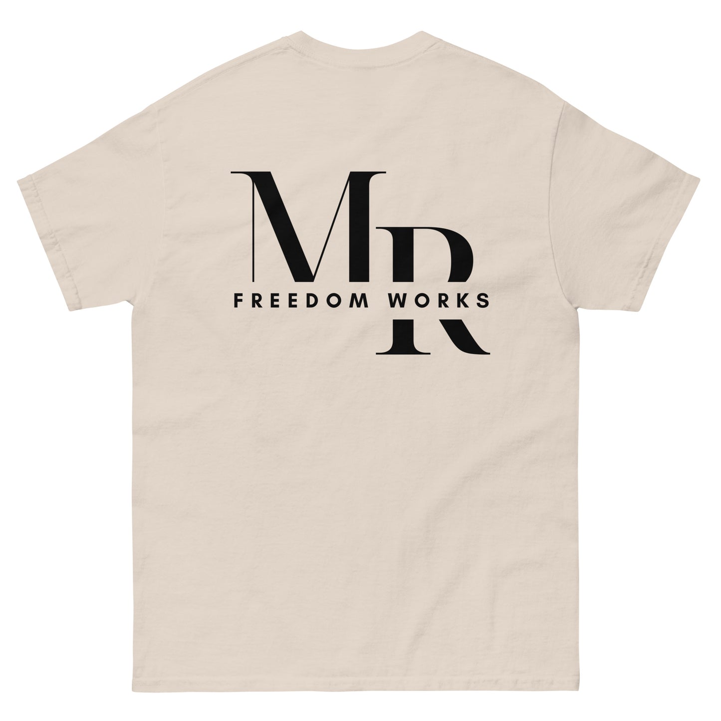 Heart Beats In Time Men's classic tee W/Black Print