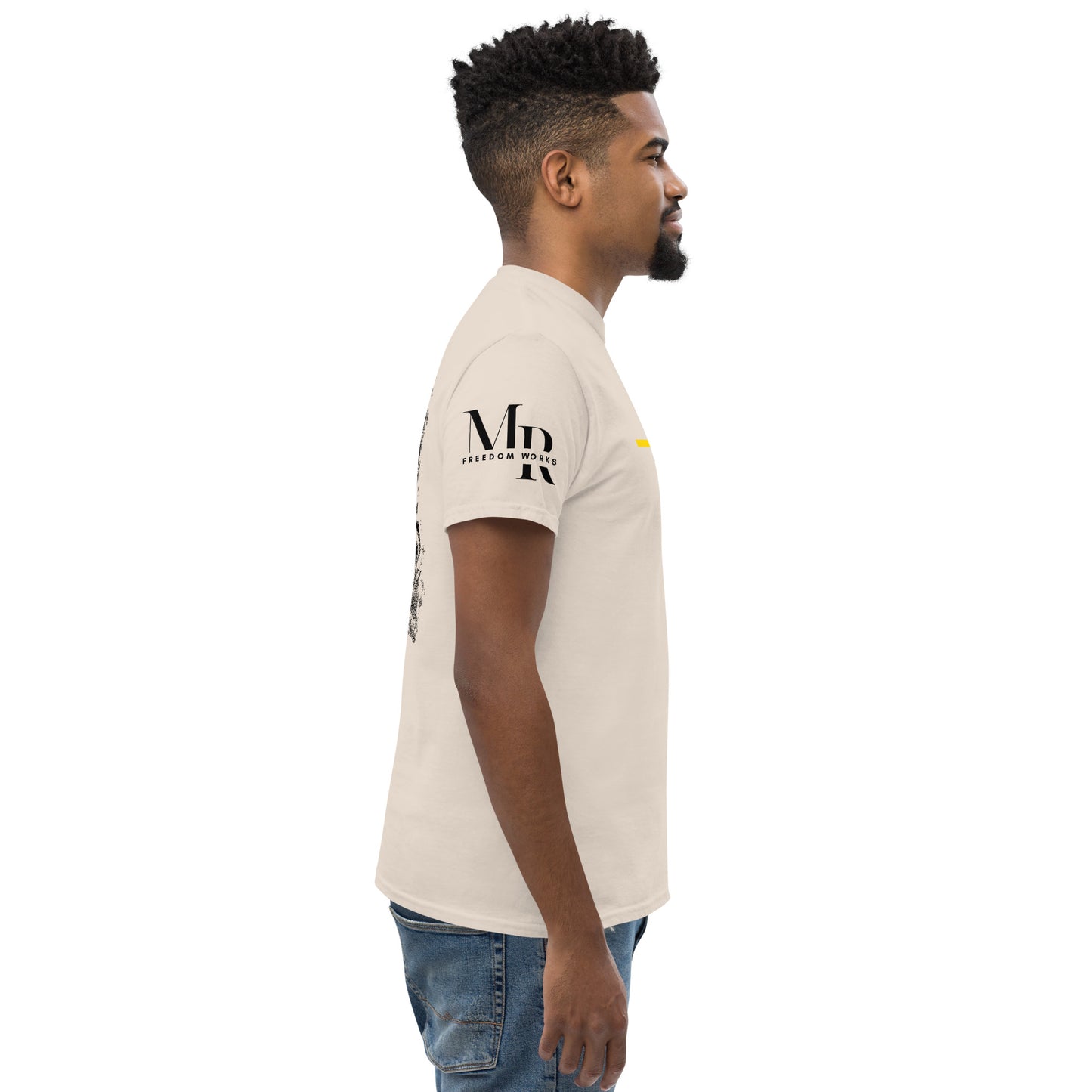 He's Got My Back Men's classic tee W/Black Print