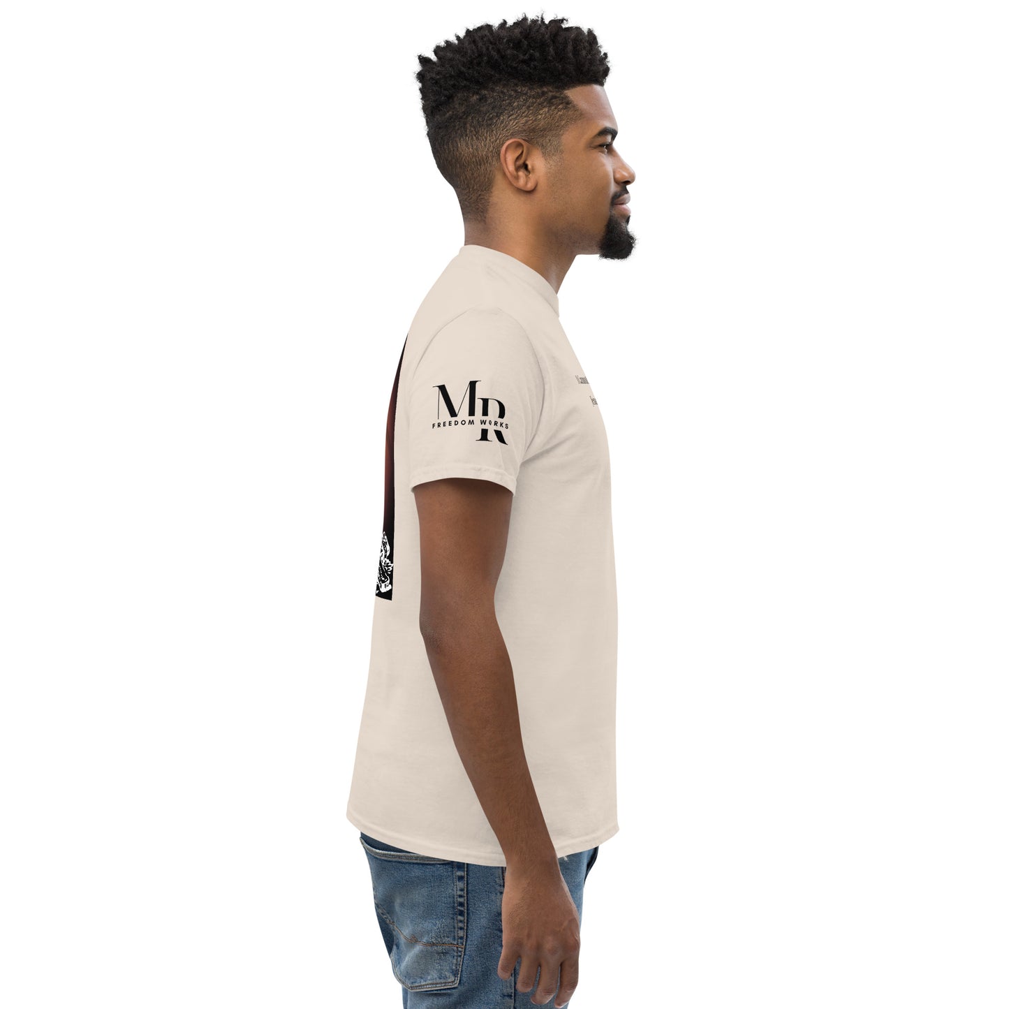 Jesus Died For You Men's classic tee W/Black Print