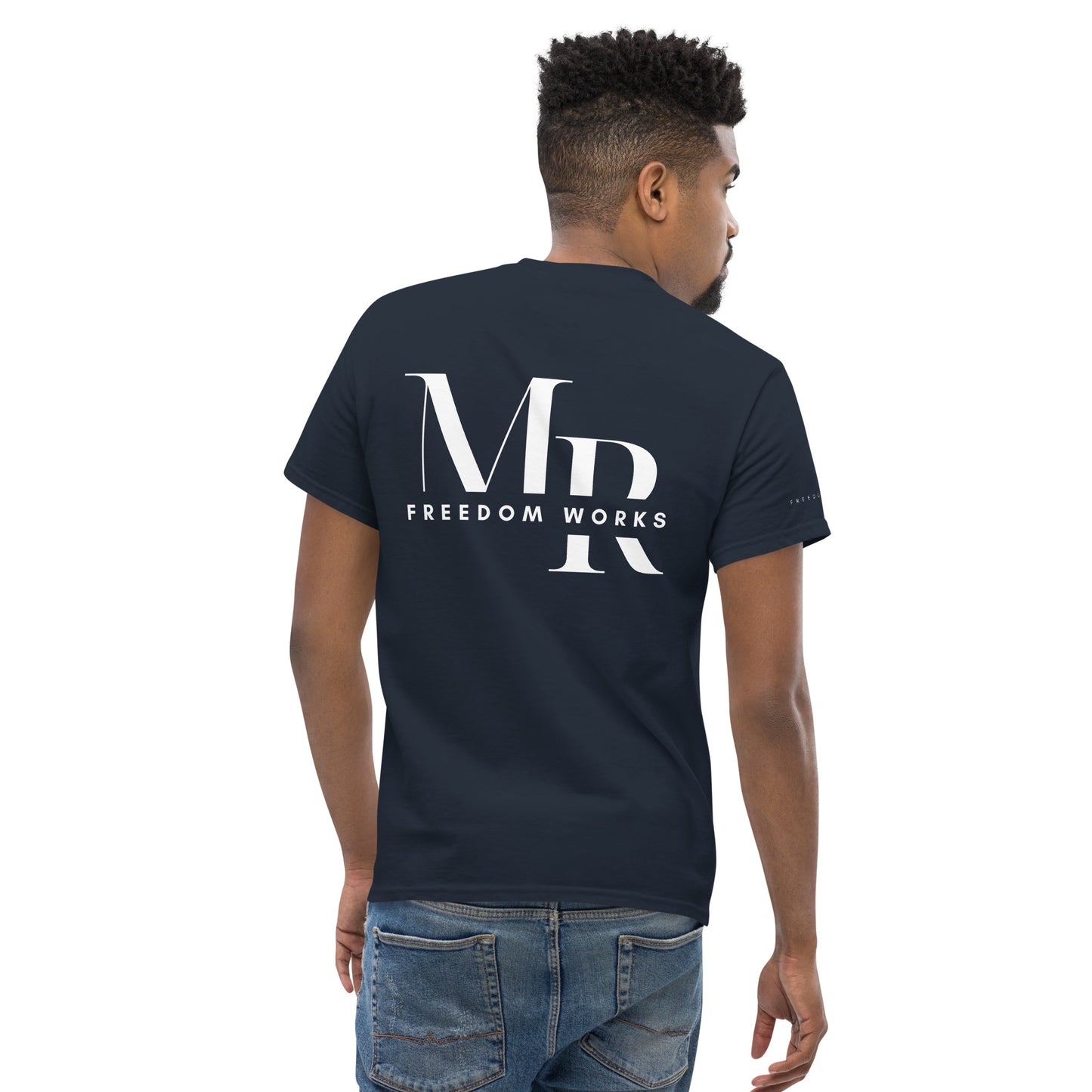 He Is Risen Men's classic tee W/White Print
