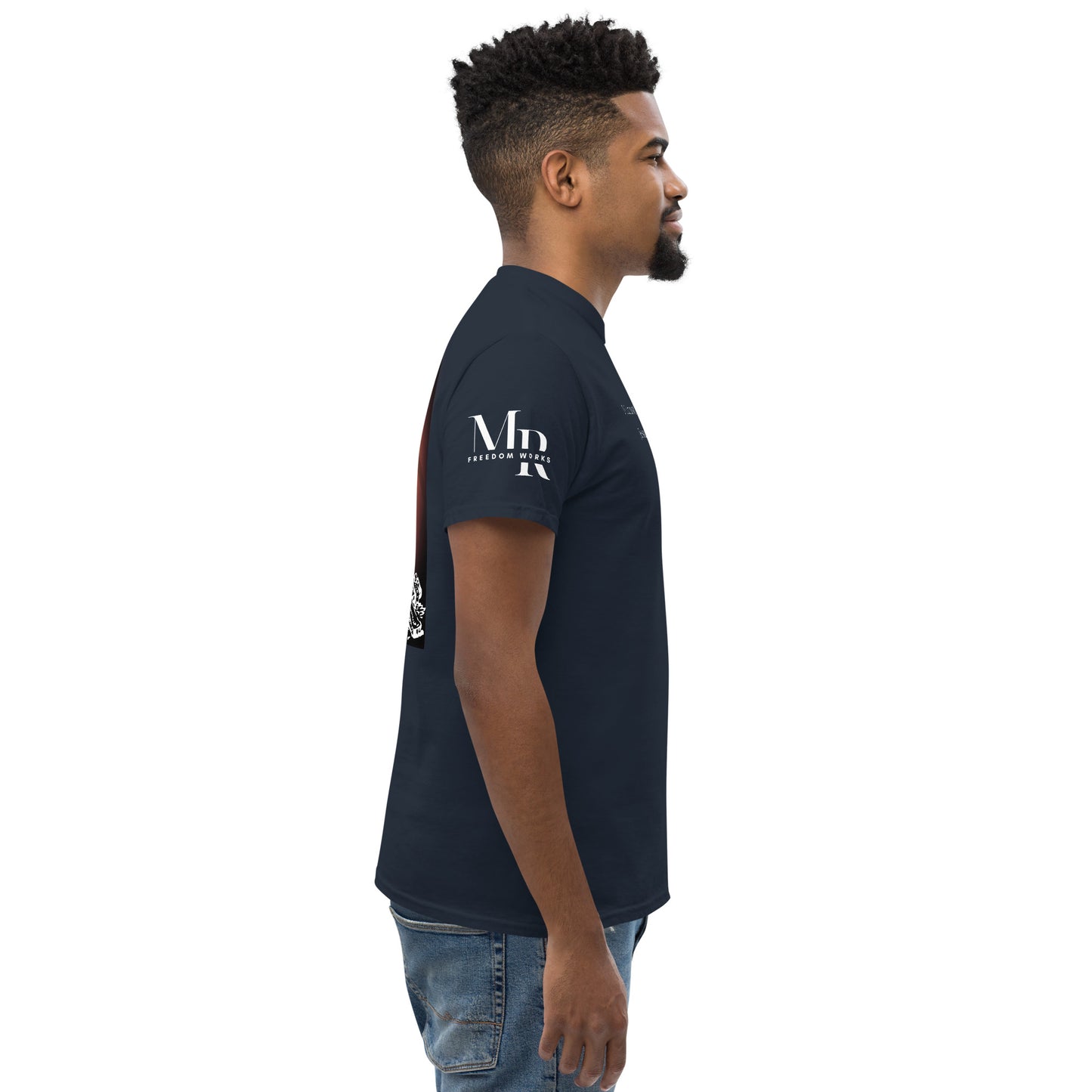 Jesus Died For You Men's classic tee W/White Print