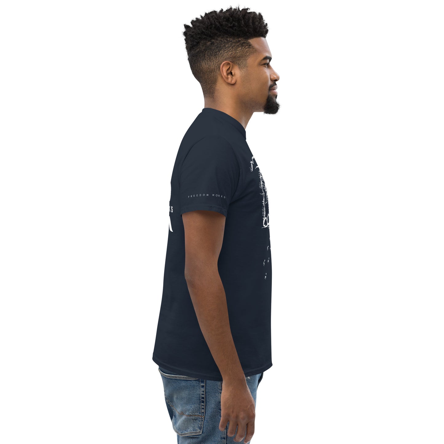 He Is Risen Men's classic tee W/White Print