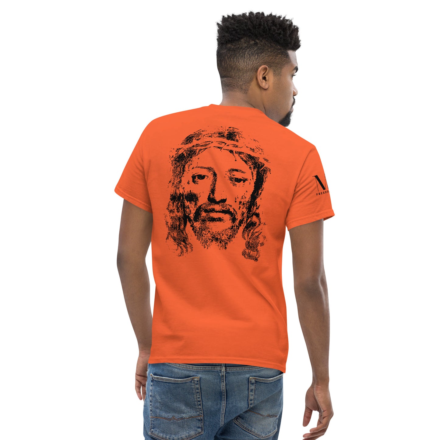 He's Got My Back Men's classic tee W/Black Print