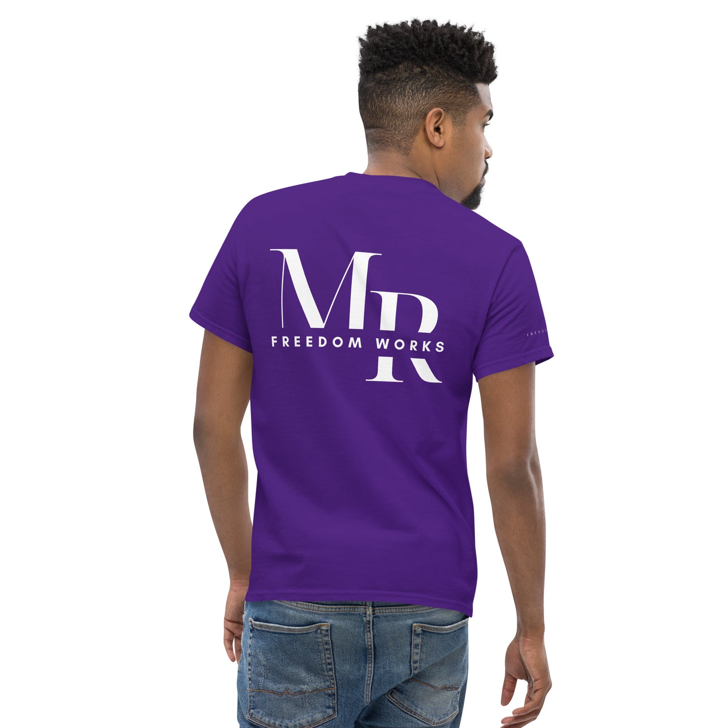 He Is Risen Men's classic tee W/White Print