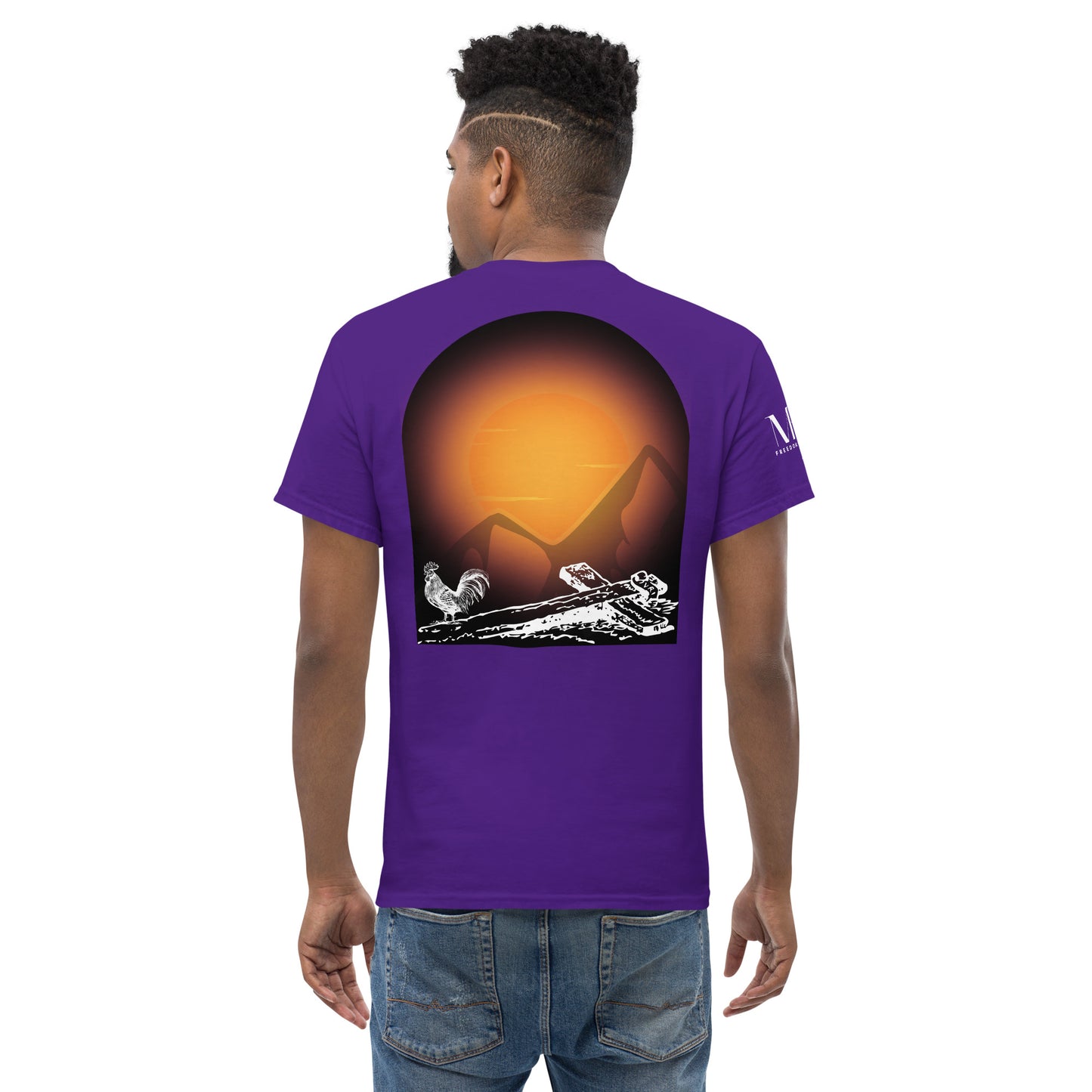 Jesus Died For You Men's classic tee W/White Print
