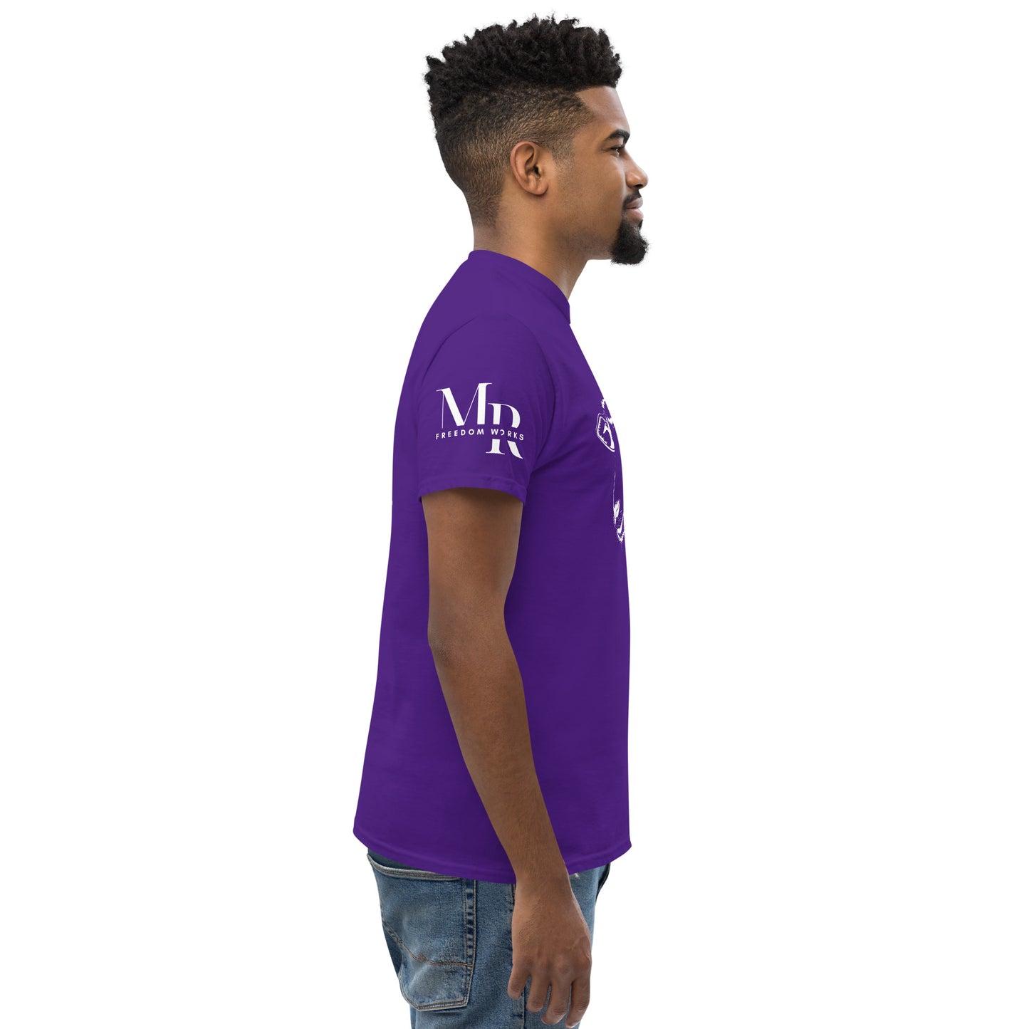 The Good Shepherd Men's classic tee W/White Print