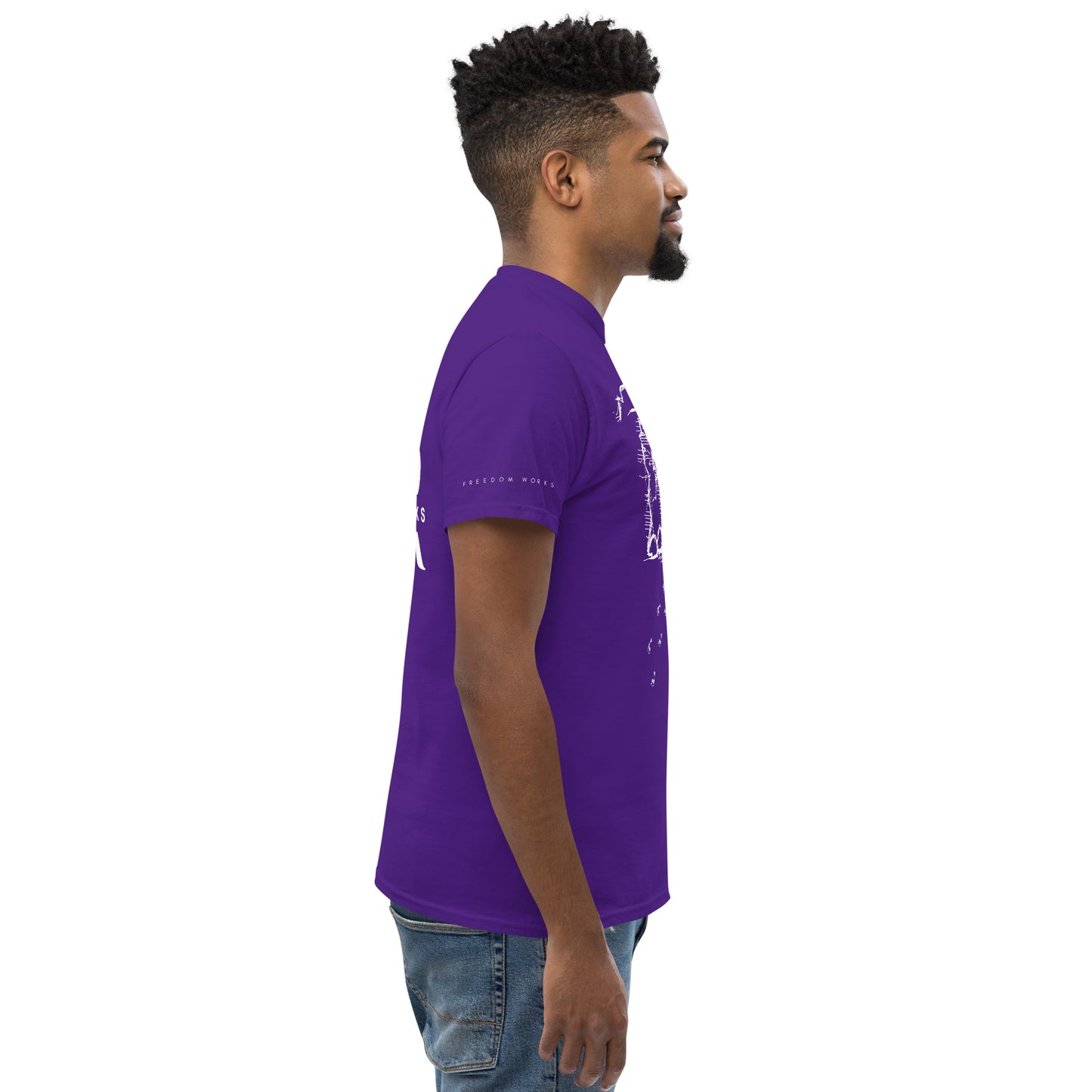 He Is Risen Men's classic tee W/White Print