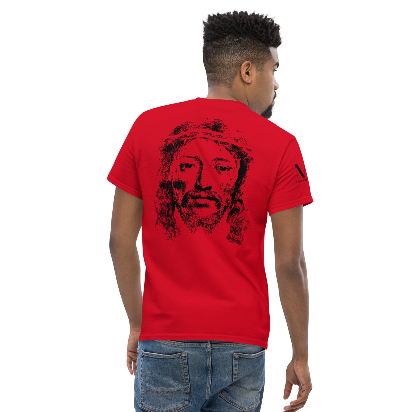 He's Got My Back Men's classic tee W/Black Print