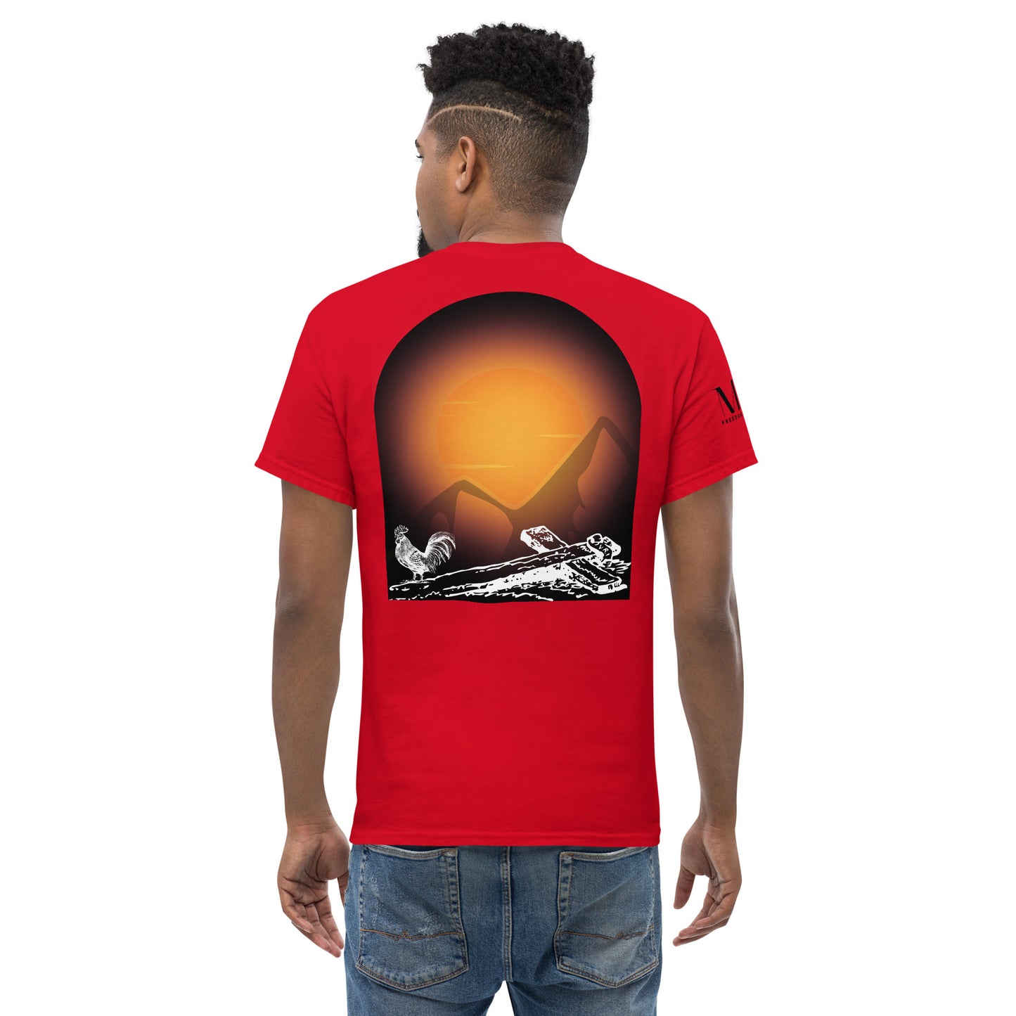 Jesus Died For You Men's classic tee W/Black Print