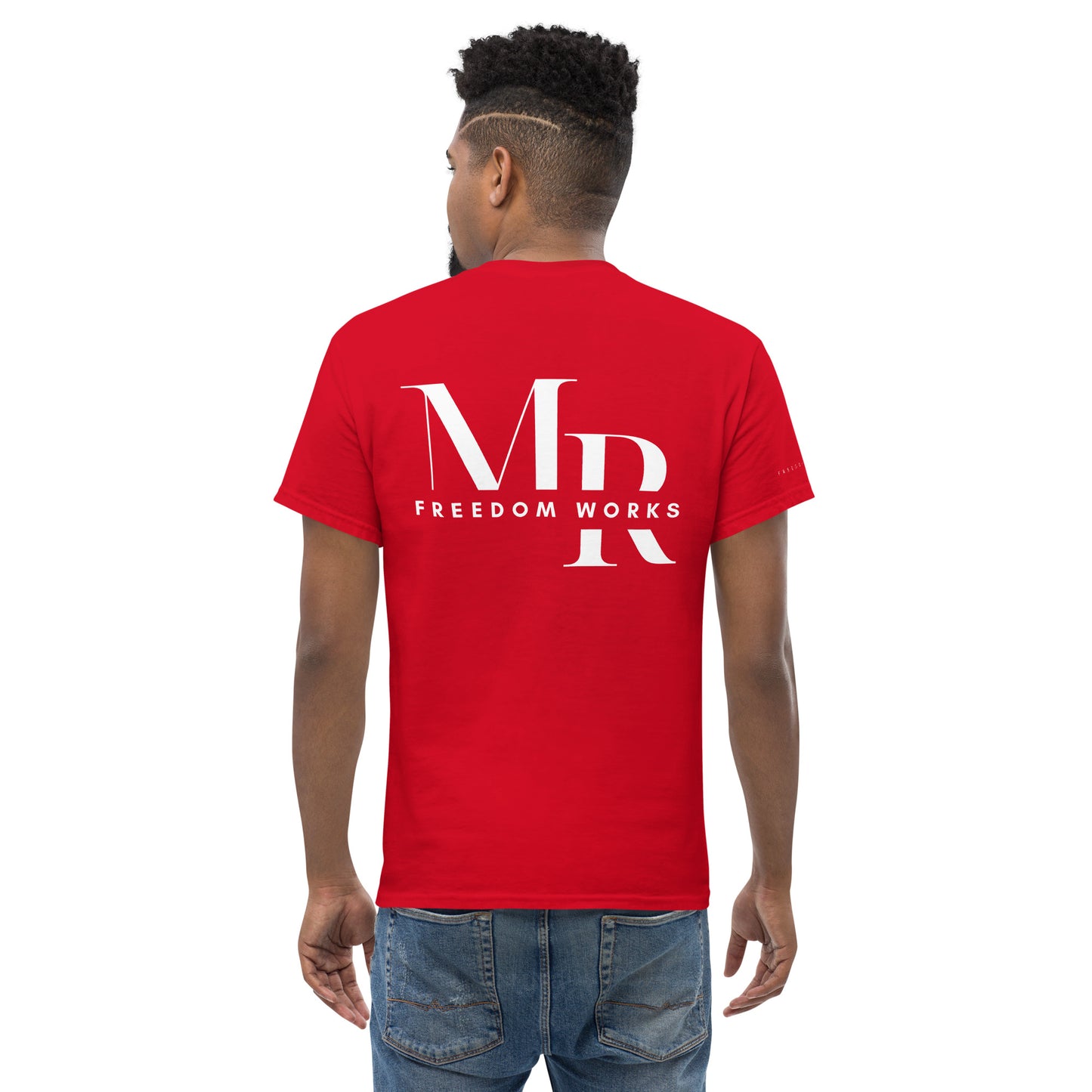 He Is Risen Men's classic tee W/White Print