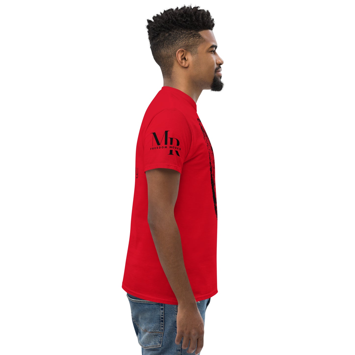 Fearfully And Wonderfully Made Men's classic tee W/Black Print