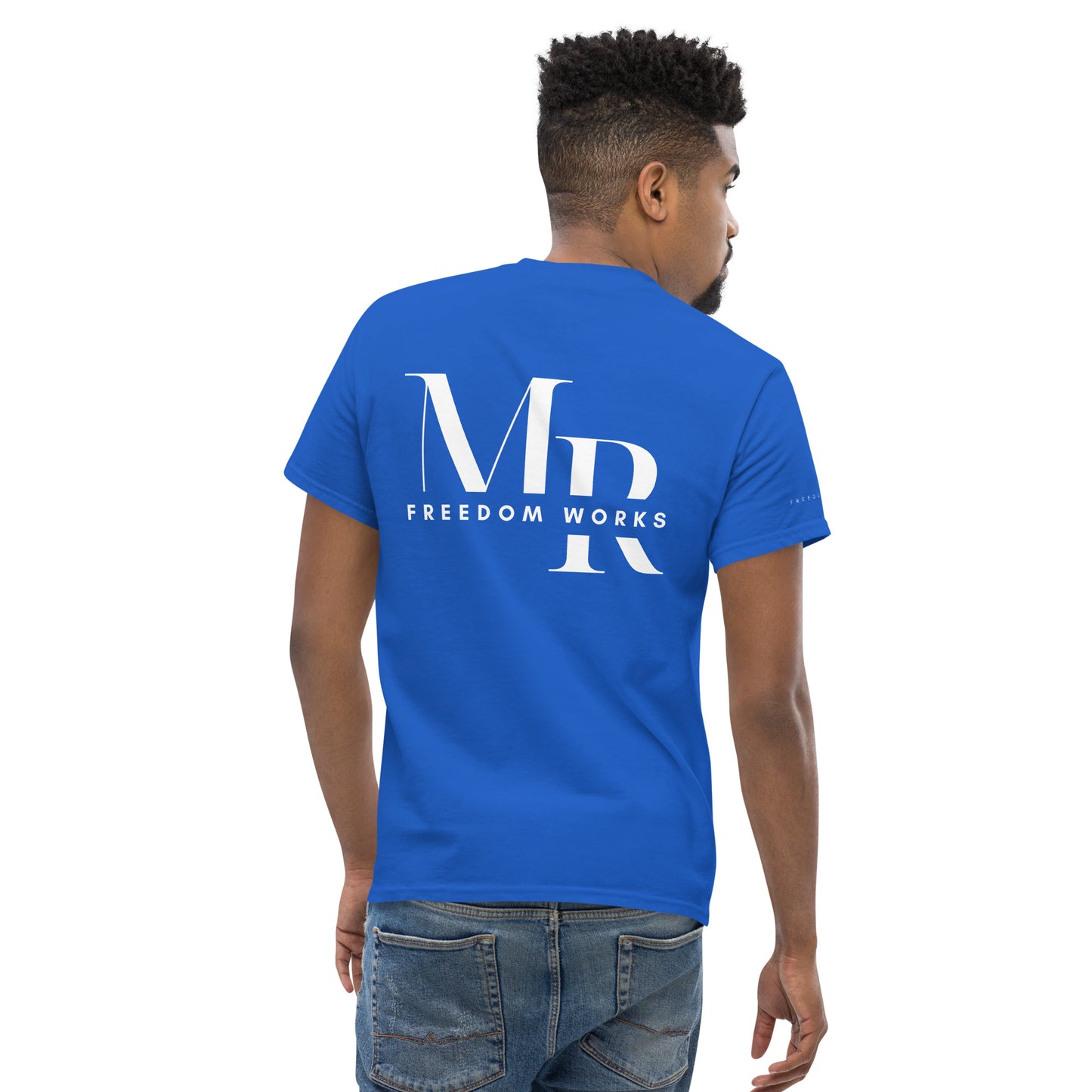 He Is Risen Men's classic tee W/White Print