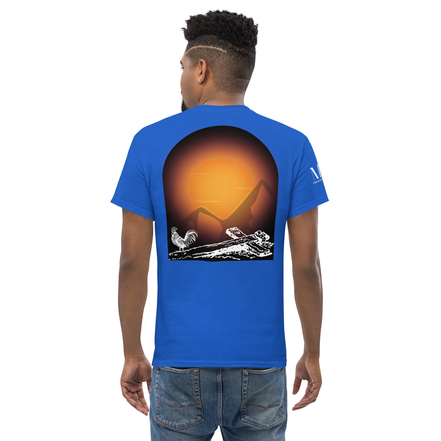 Jesus Died For You Men's classic tee W/White Print