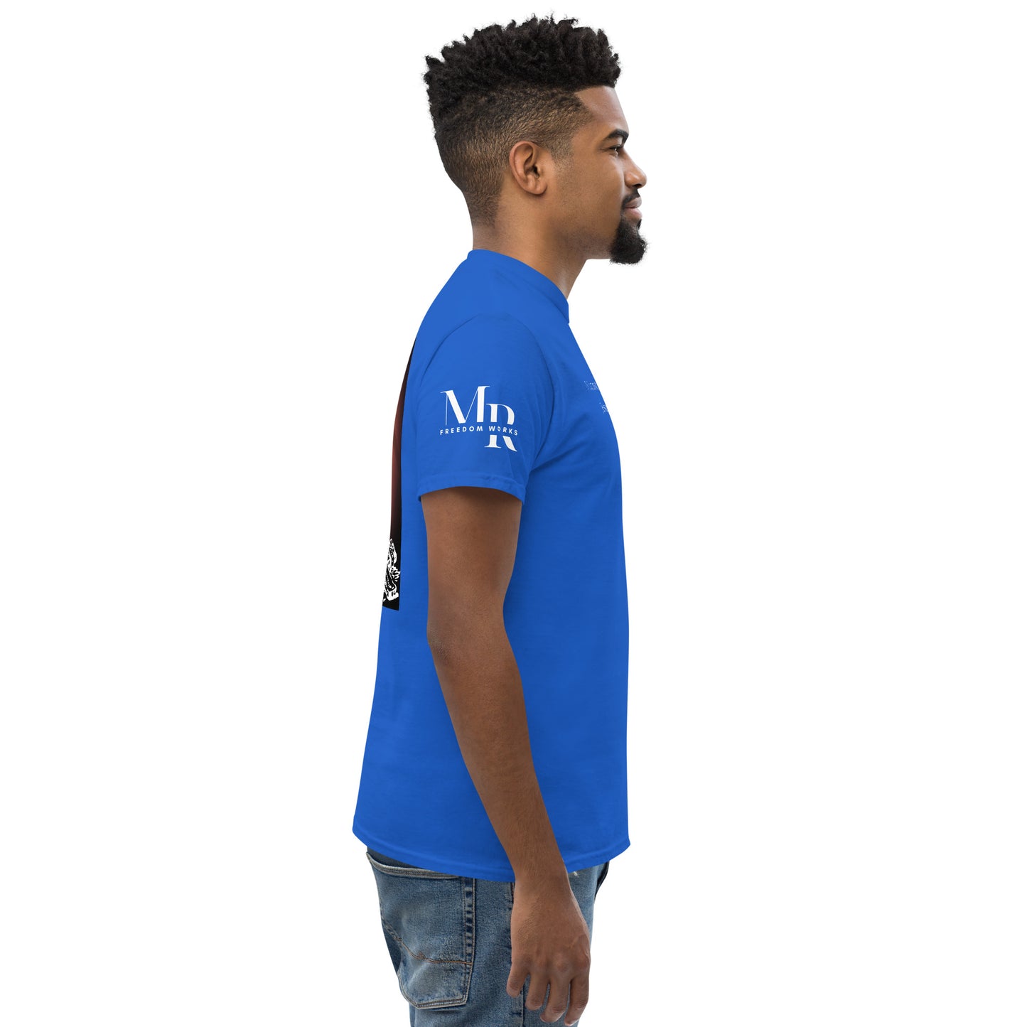 Jesus Died For You Men's classic tee W/White Print