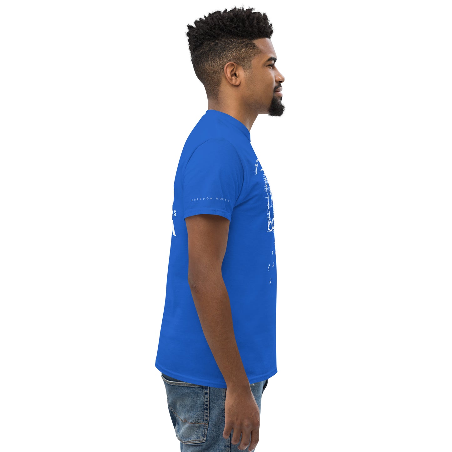 He Is Risen Men's classic tee W/White Print