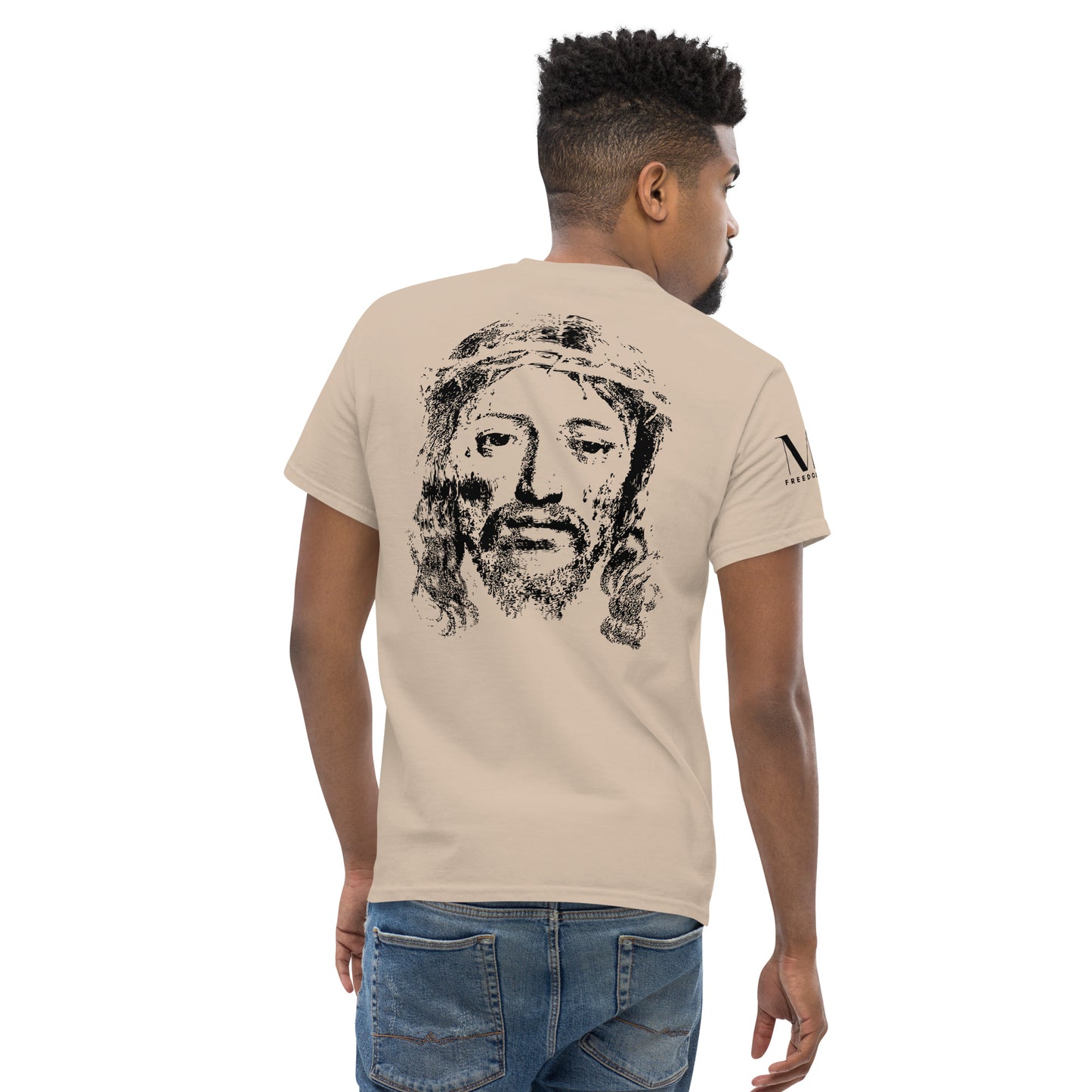 He's Got My Back Men's classic tee W/Black Print