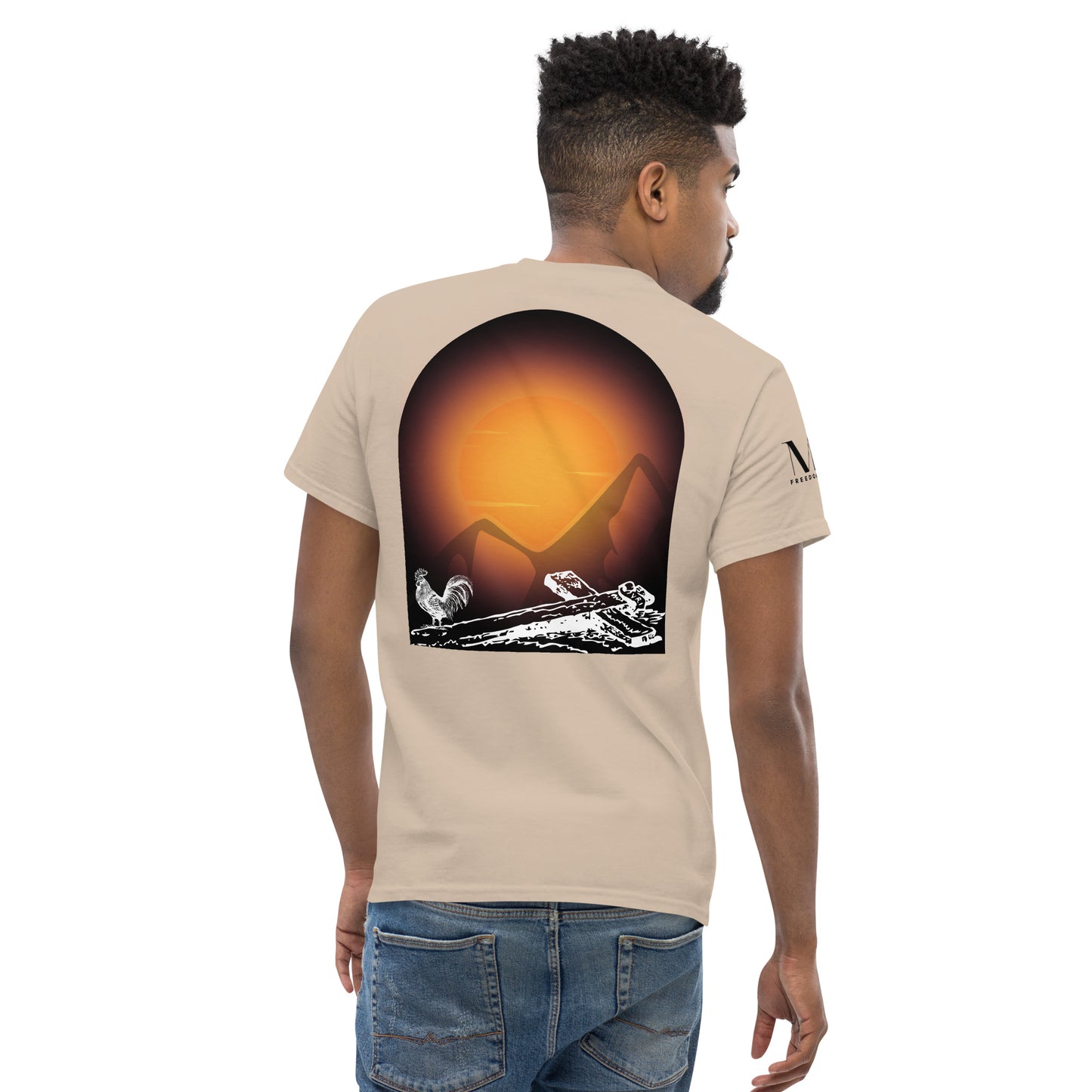 Jesus Died For You Men's classic tee W/Black Print