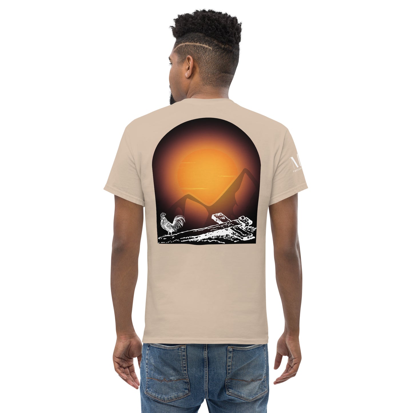 Jesus Died For You Men's classic tee W/White Print