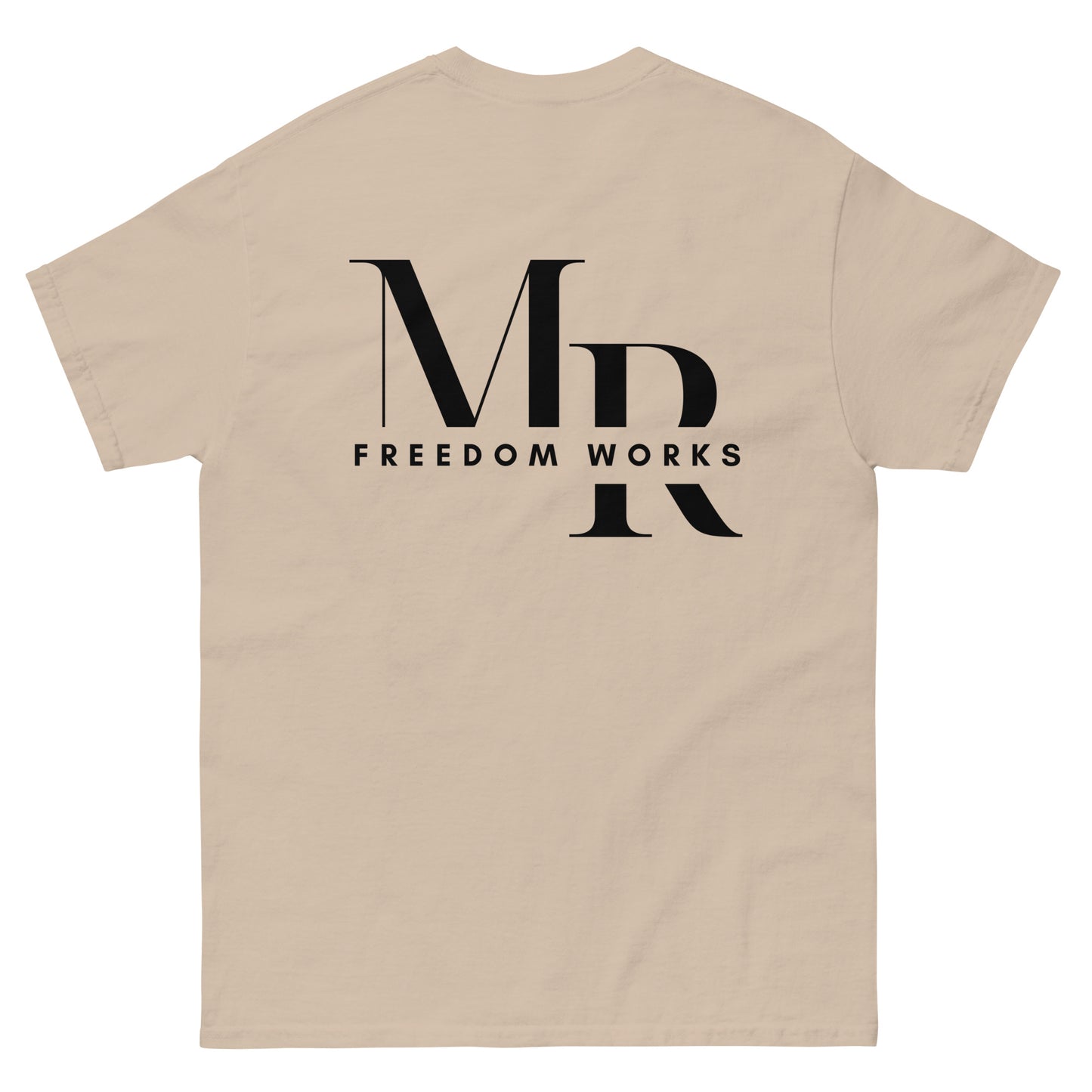 Heart Beats In Time Men's classic tee W/Black Print
