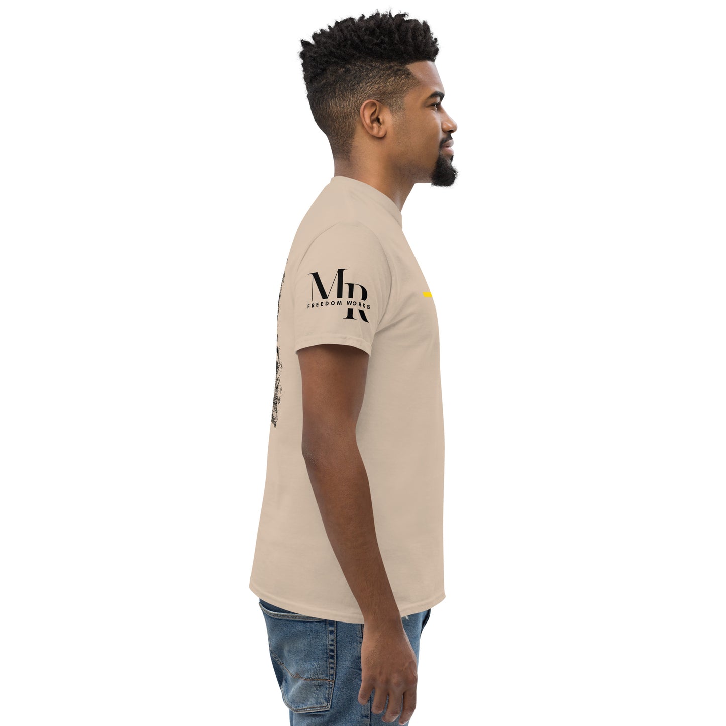 He's Got My Back Men's classic tee W/Black Print