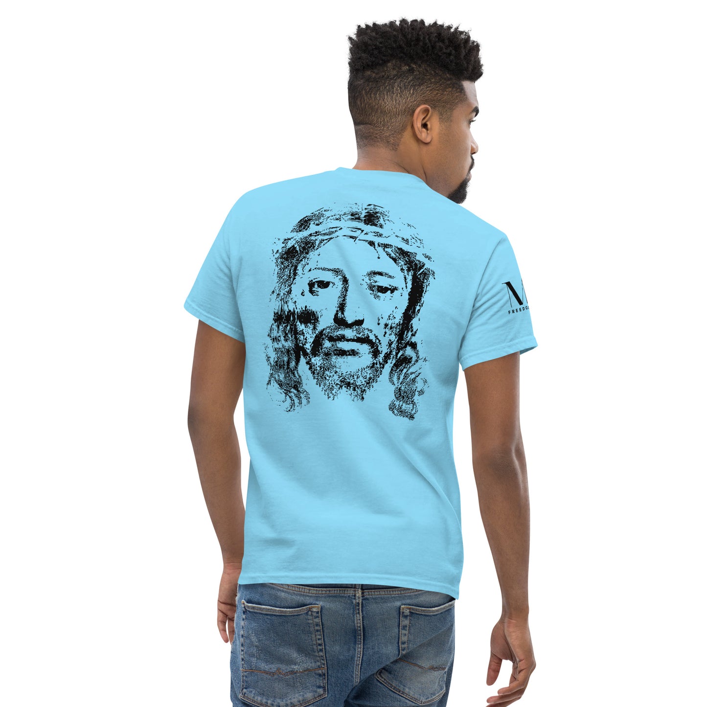 He's Got My Back Men's classic tee W/Black Print