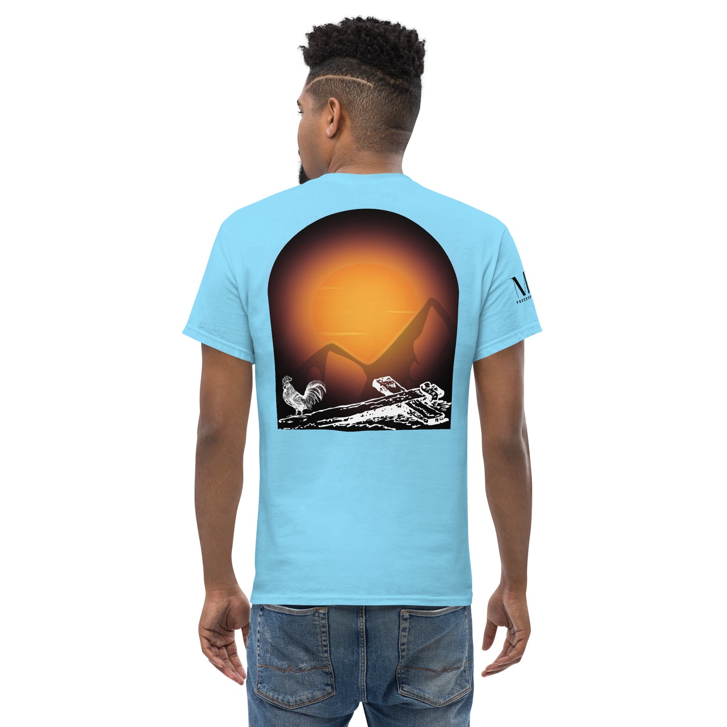 Jesus Died For You Men's classic tee W/Black Print