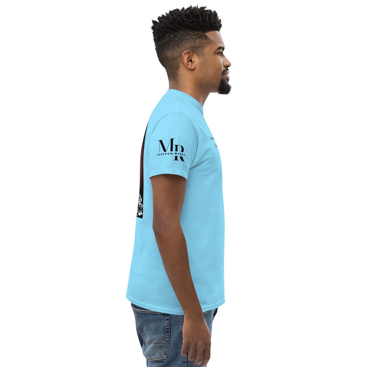 Jesus Died For You Men's classic tee W/Black Print