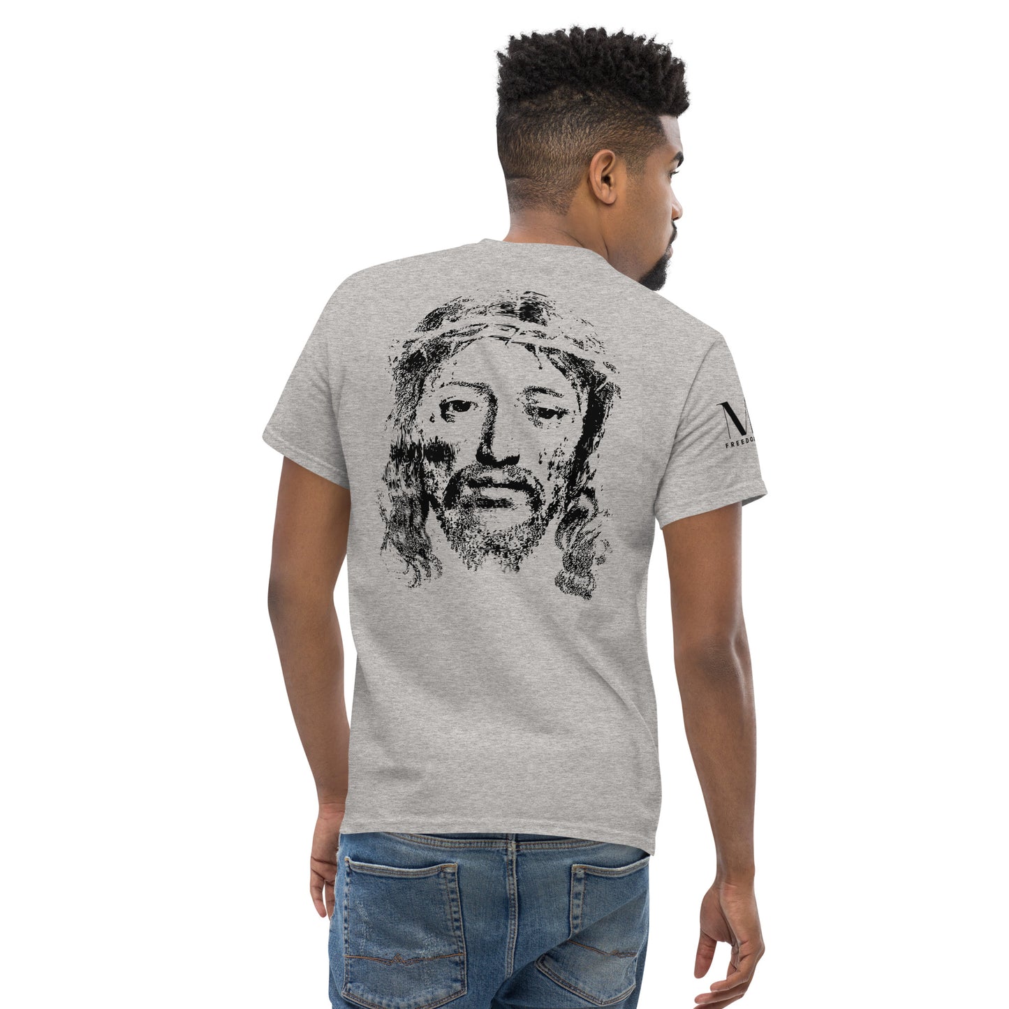 He's Got My Back Men's classic tee W/Black Print