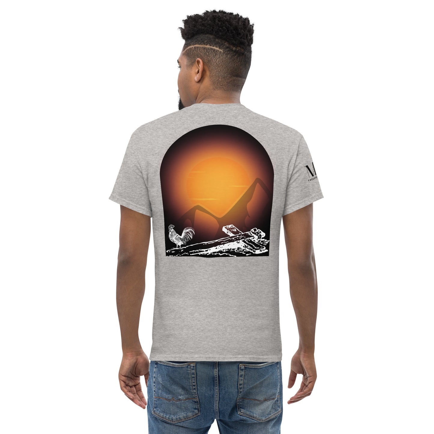 Jesus Died For You Men's classic tee W/Black Print