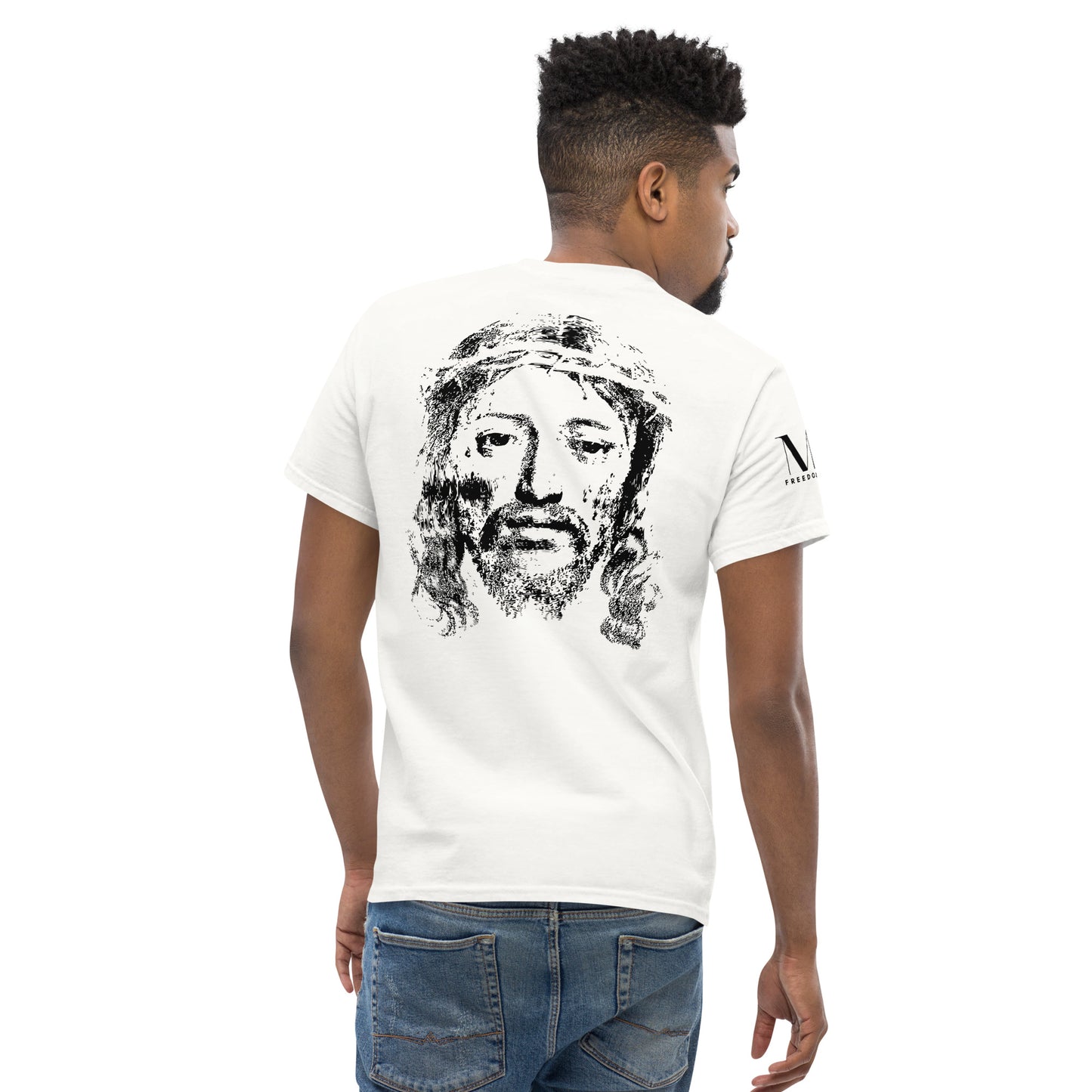 He's Got My Back Men's classic tee W/Black Print