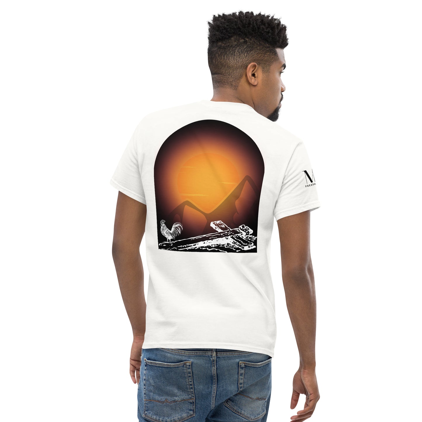 Jesus Died For You Men's classic tee W/Black Print