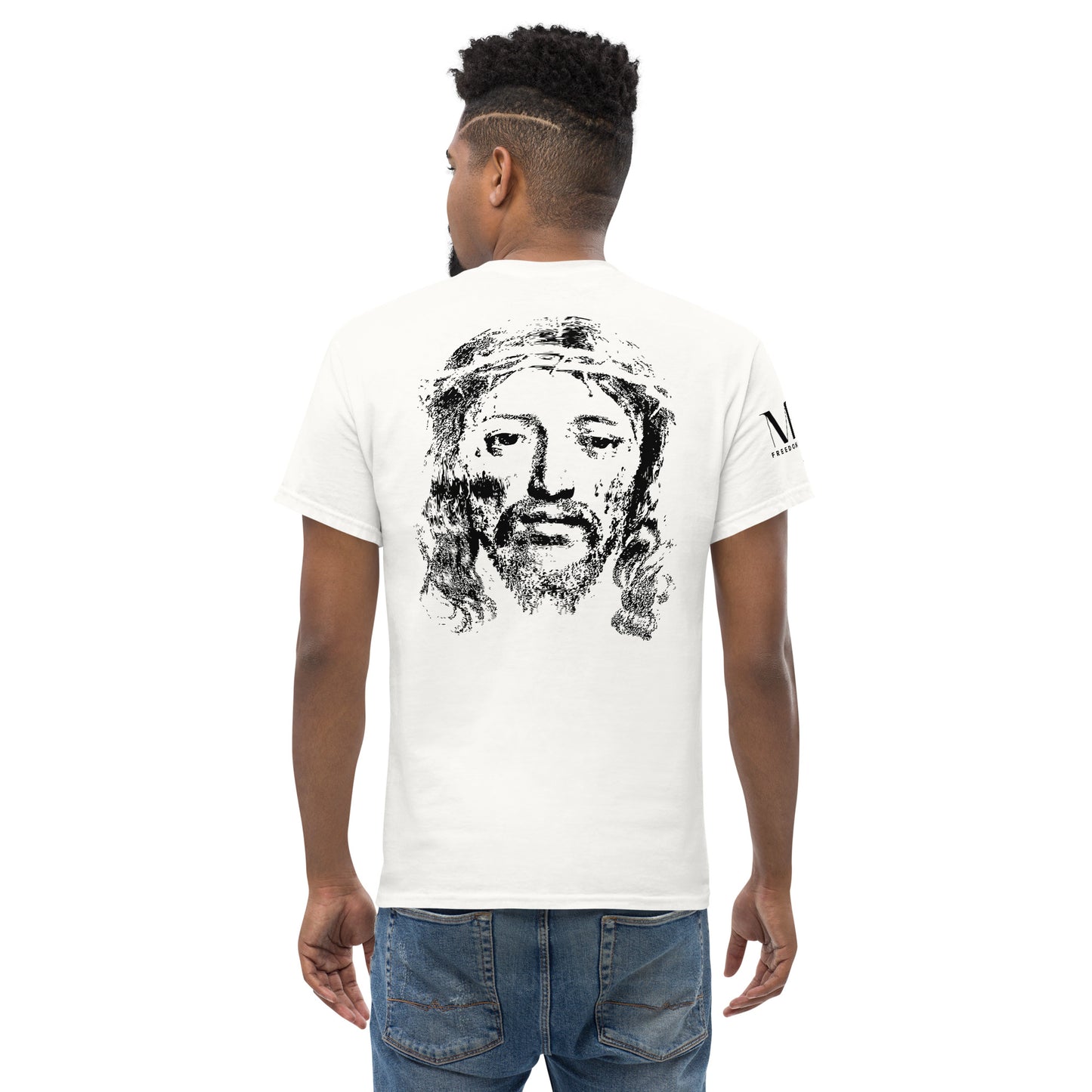 He's Got My Back Men's classic tee W/Black Print
