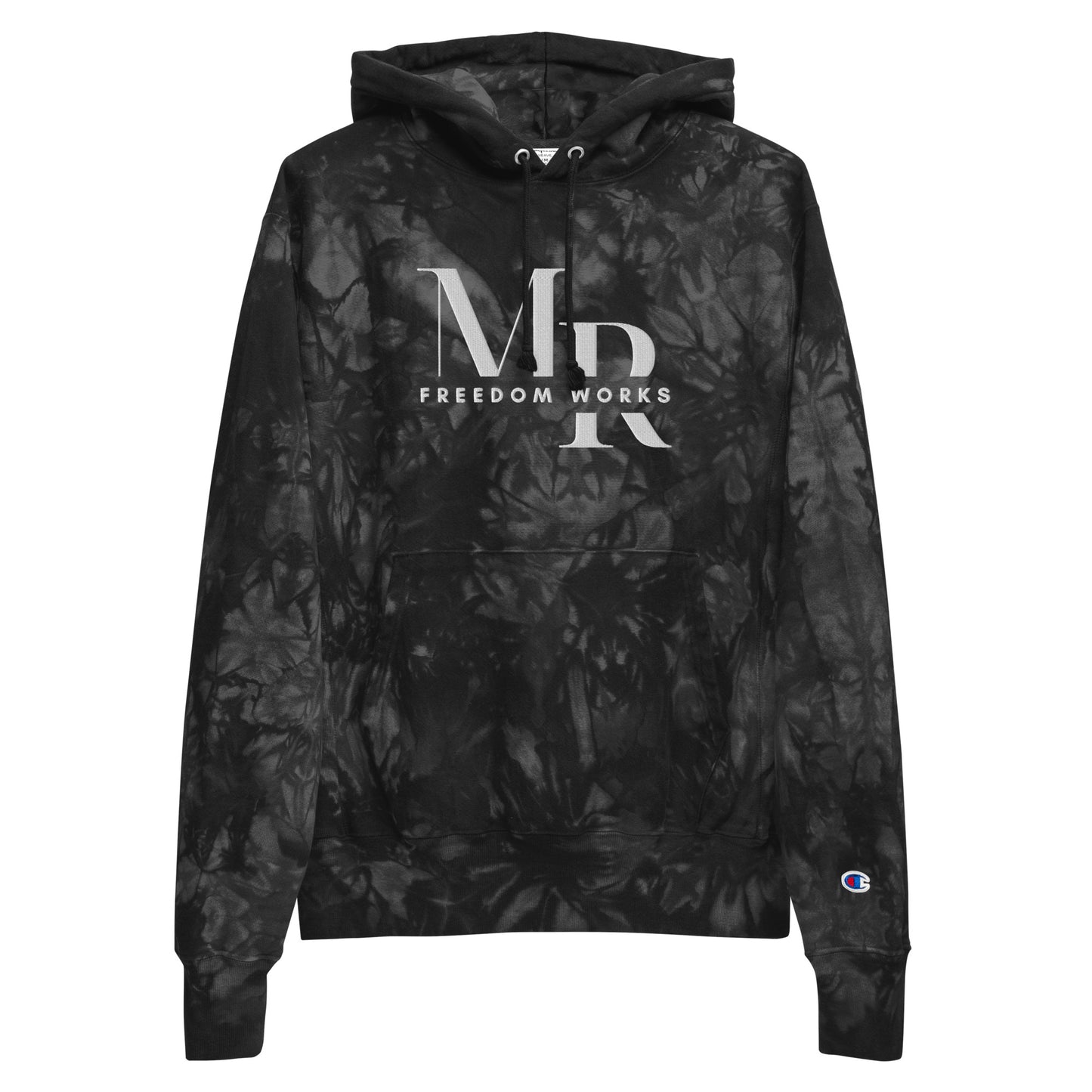 MR Freedom Works Unisex Champion tie-dye hoodie