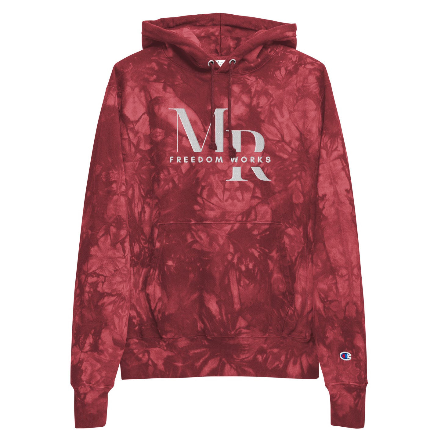 MR Freedom Works Unisex Champion tie-dye hoodie