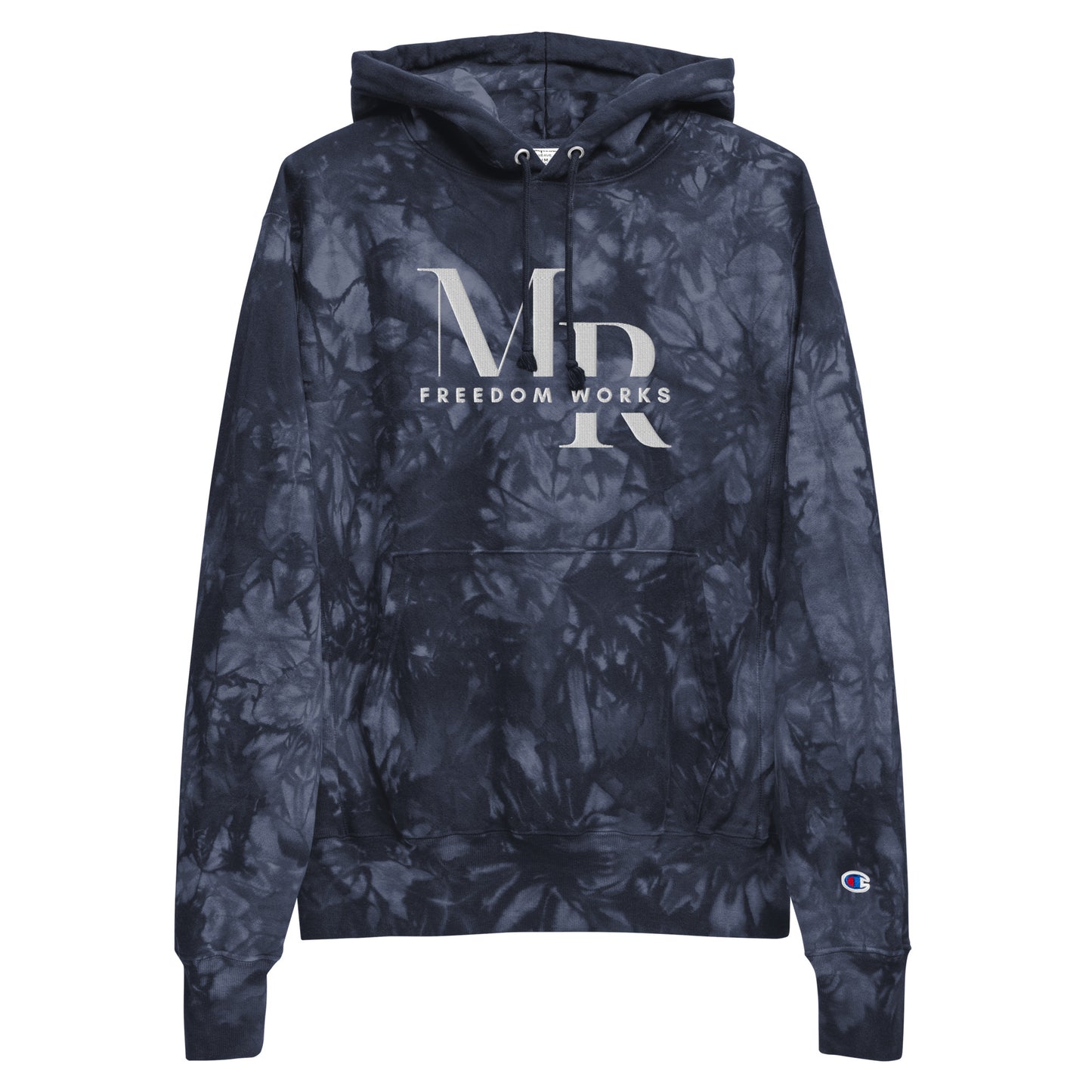 MR Freedom Works Unisex Champion tie-dye hoodie