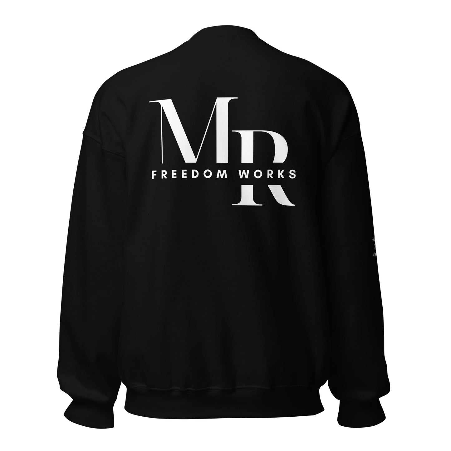 Freedom Works Unisex Sweatshirt W/White Print