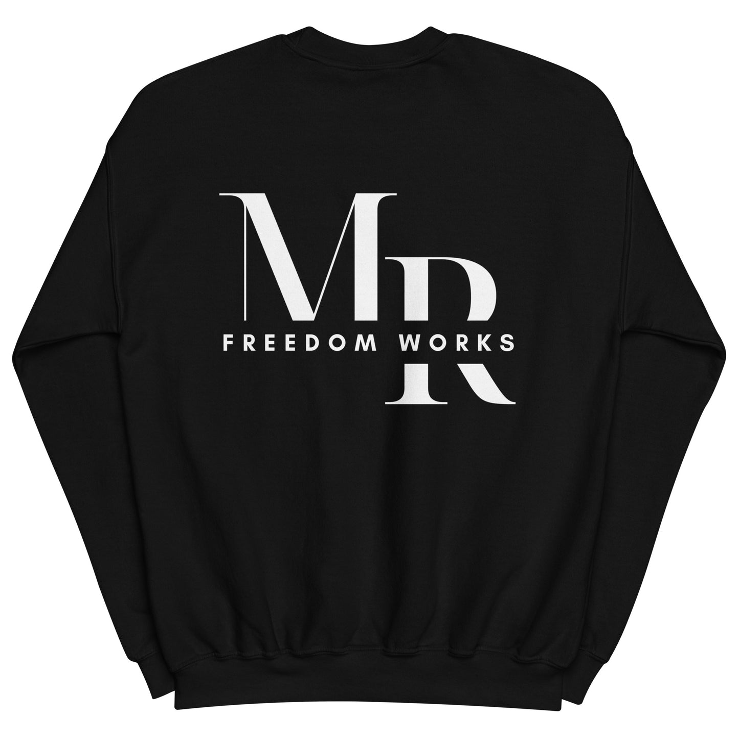 Freedom Works Unisex Sweatshirt W/White Print