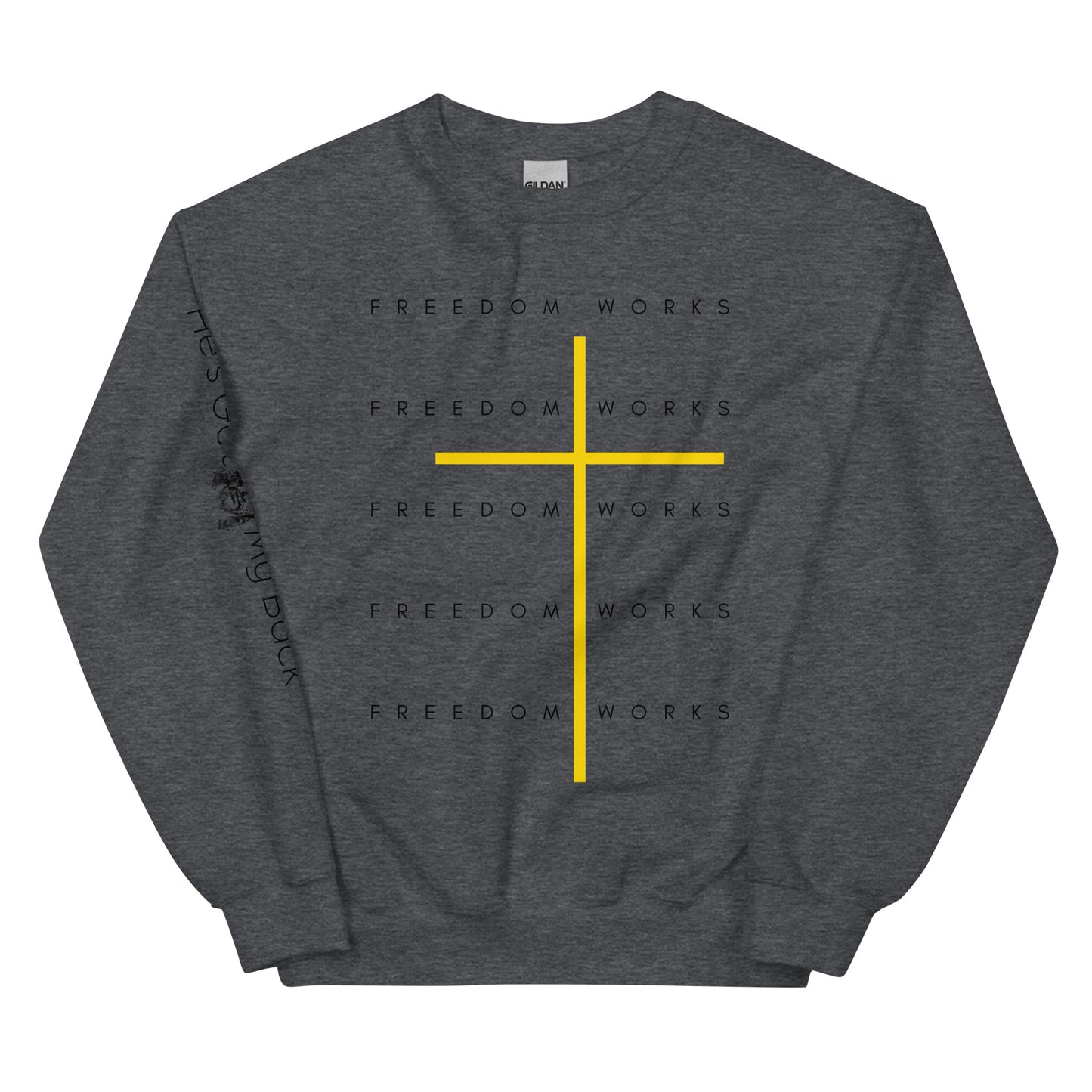 Freedom Works Unisex Sweatshirt W/Black Print