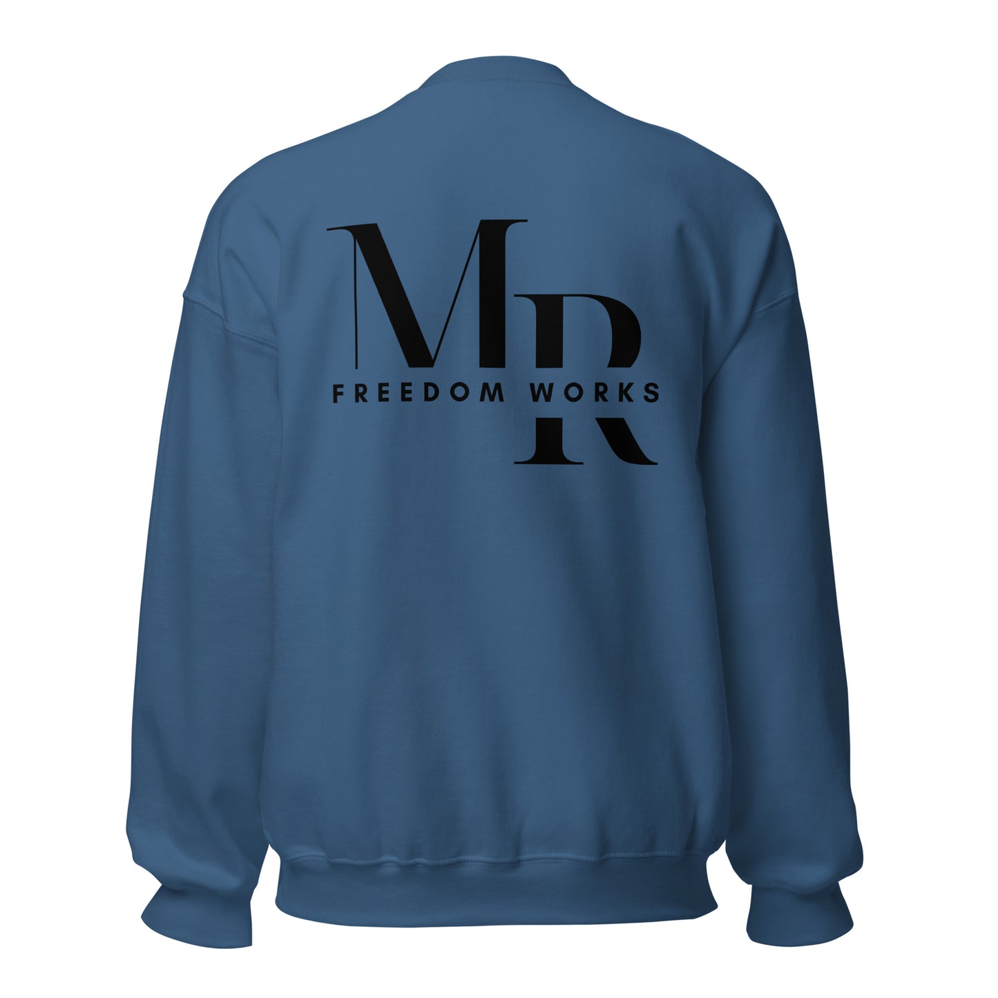Heart Beats In Time Unisex Sweatshirt W/Black Print