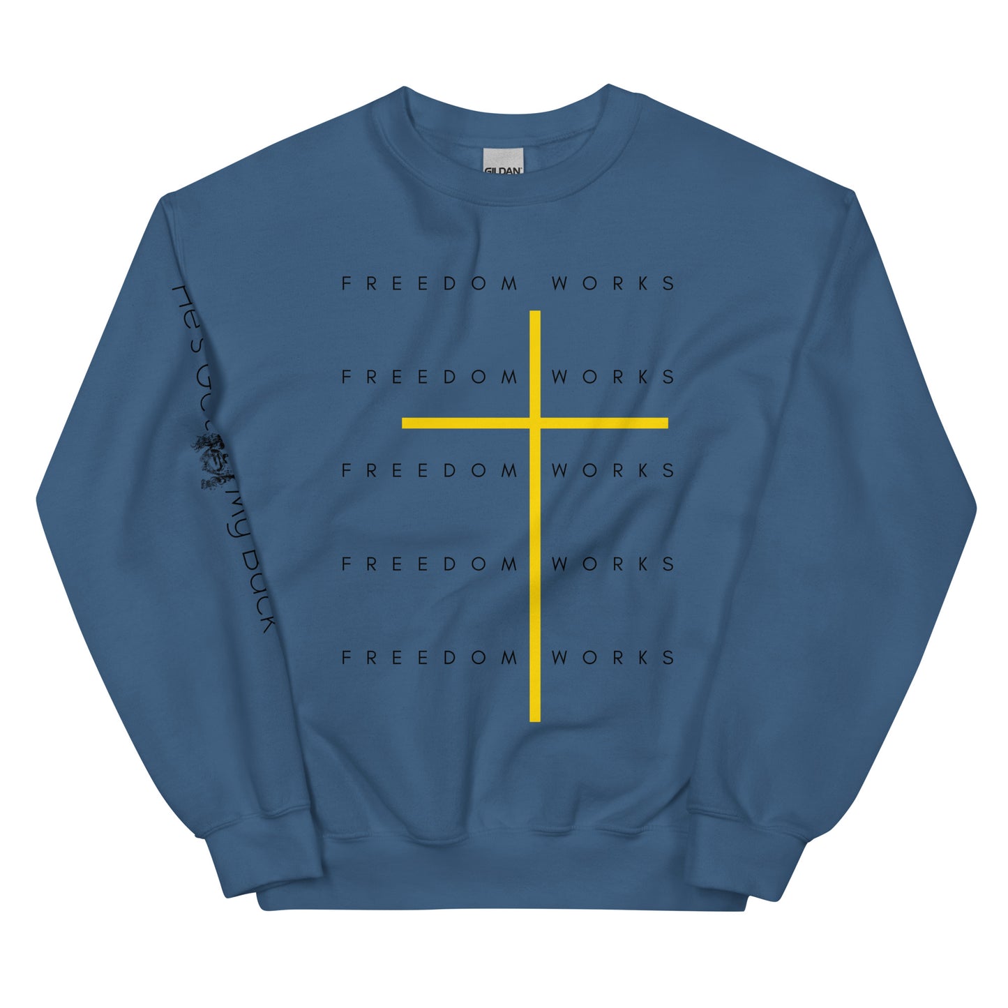 Freedom Works Unisex Sweatshirt W/Black Print