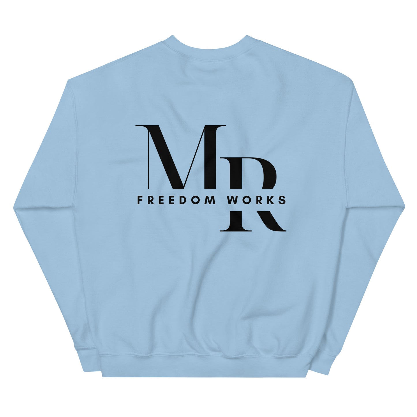 Freedom Works Unisex Sweatshirt W/Black Print