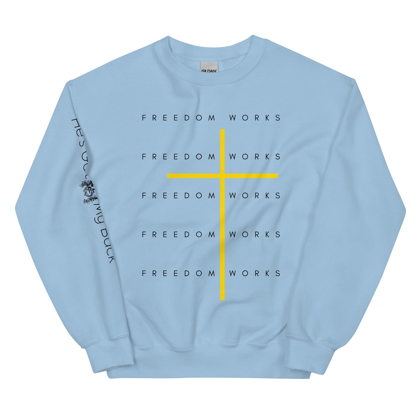 Freedom Works Unisex Sweatshirt W/Black Print