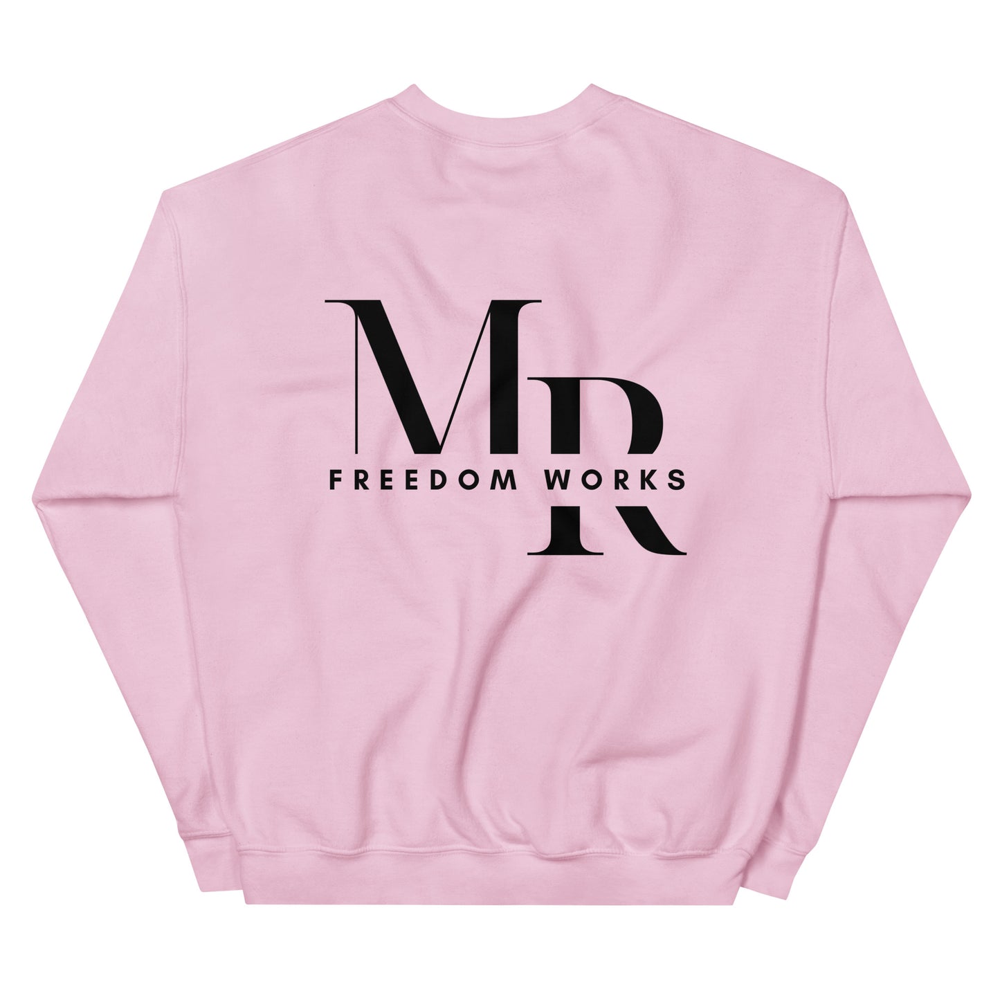 Freedom Works Unisex Sweatshirt W/Black Print