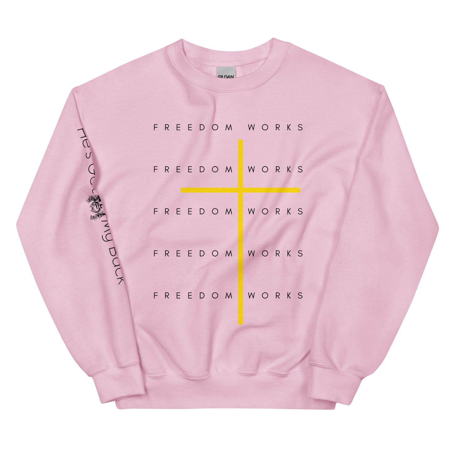 Freedom Works Unisex Sweatshirt W/Black Print
