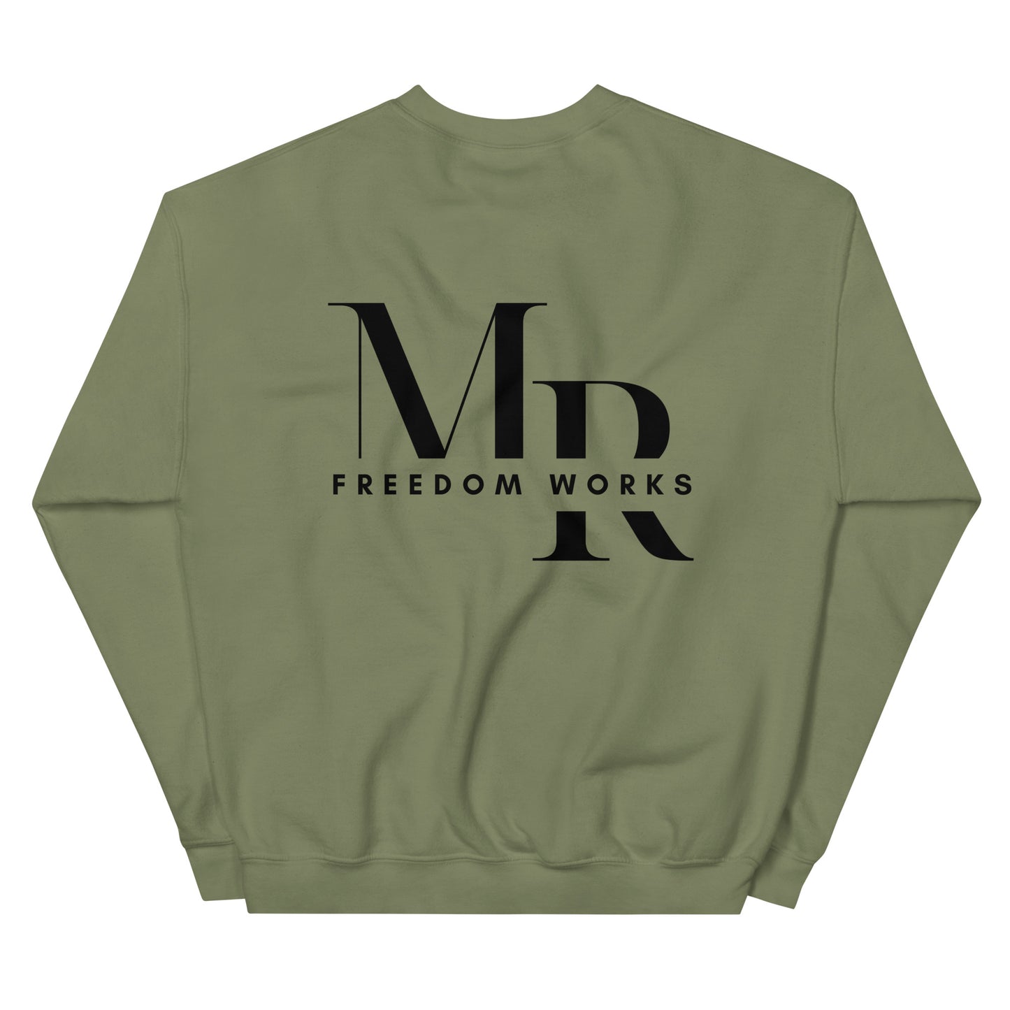 Freedom Works Unisex Sweatshirt W/Black Print