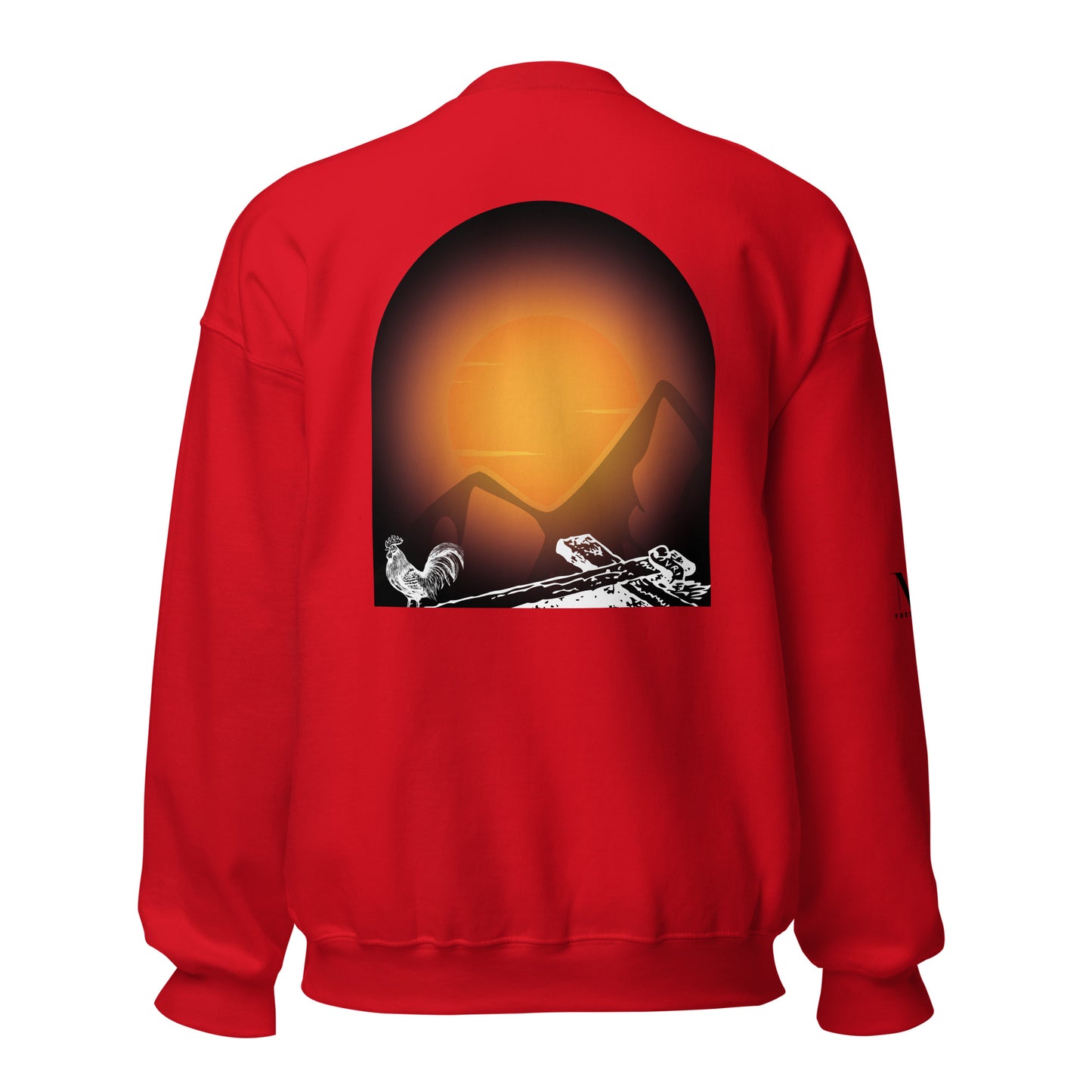 Jesus Died For You Unisex Sweatshirt W/Black Print