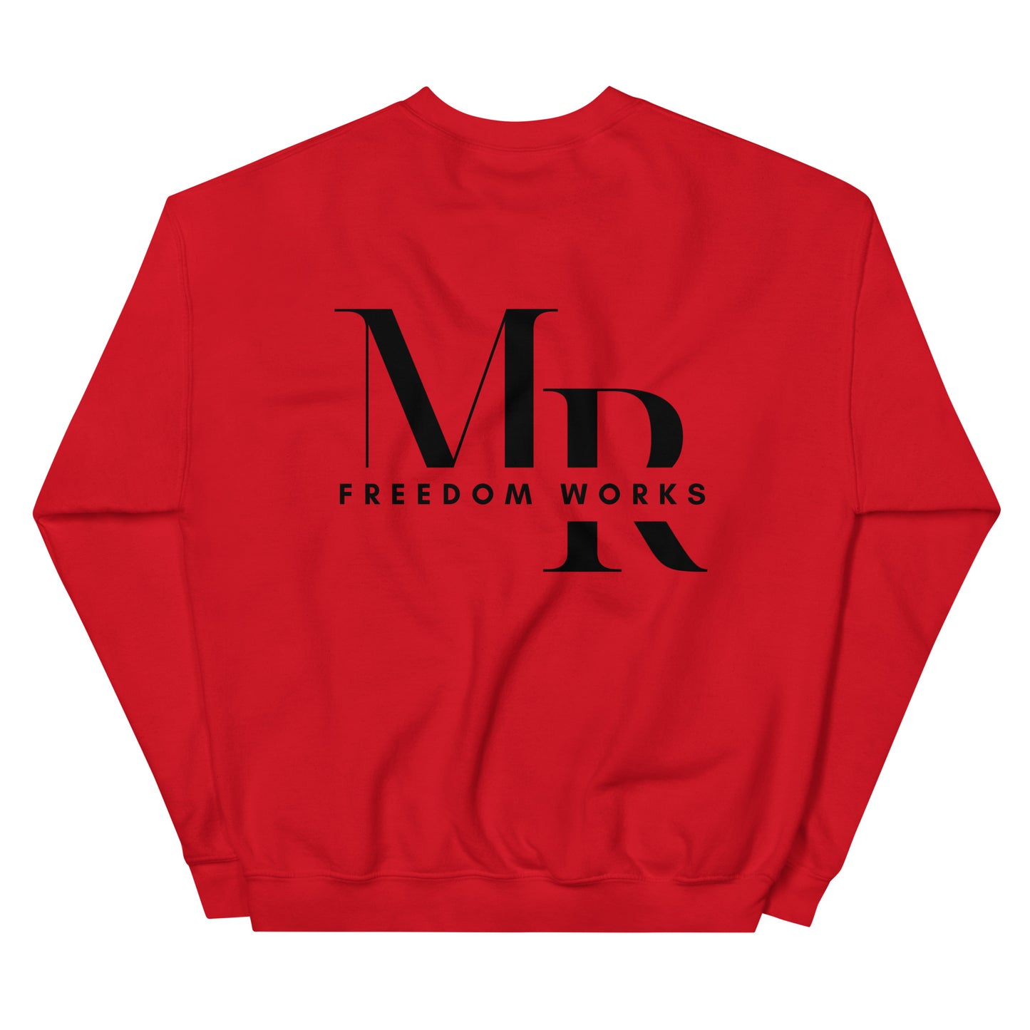 Freedom Works Unisex Sweatshirt W/Black Print