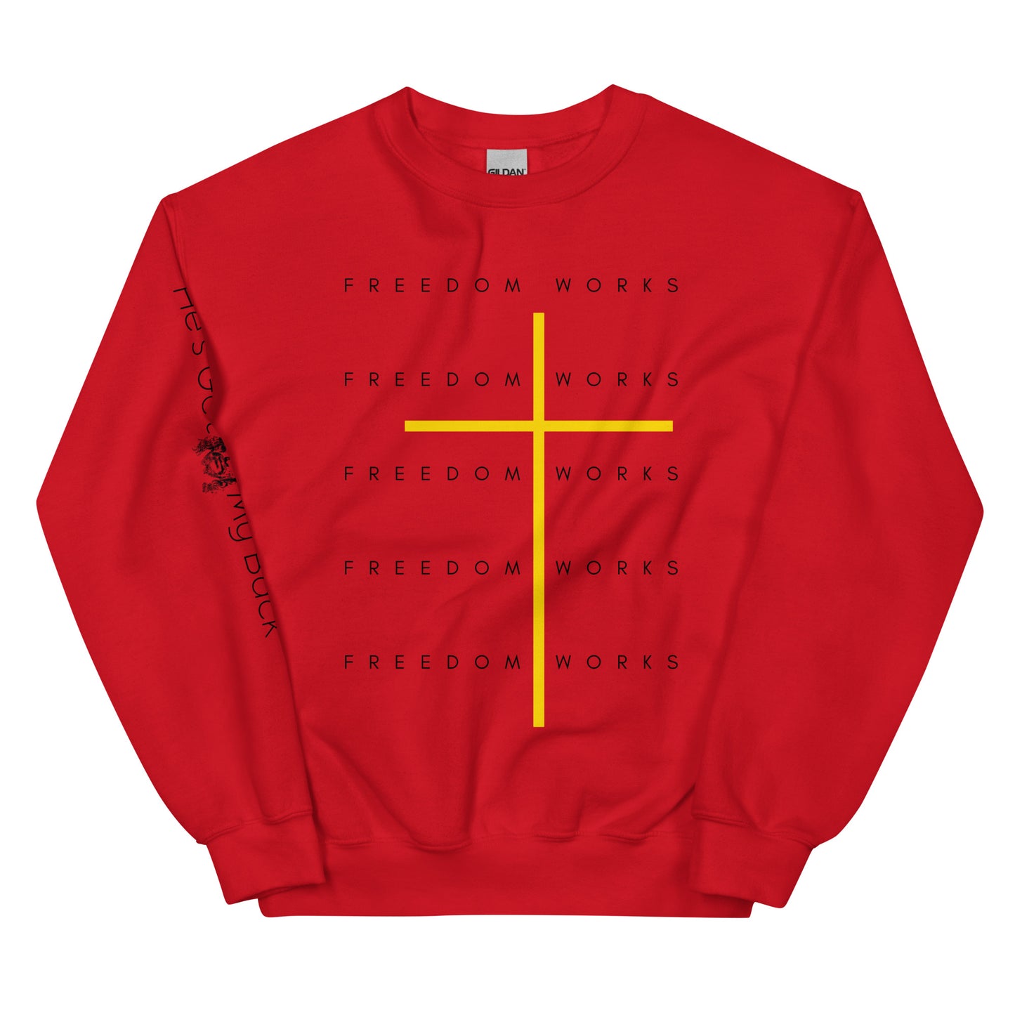 Freedom Works Unisex Sweatshirt W/Black Print