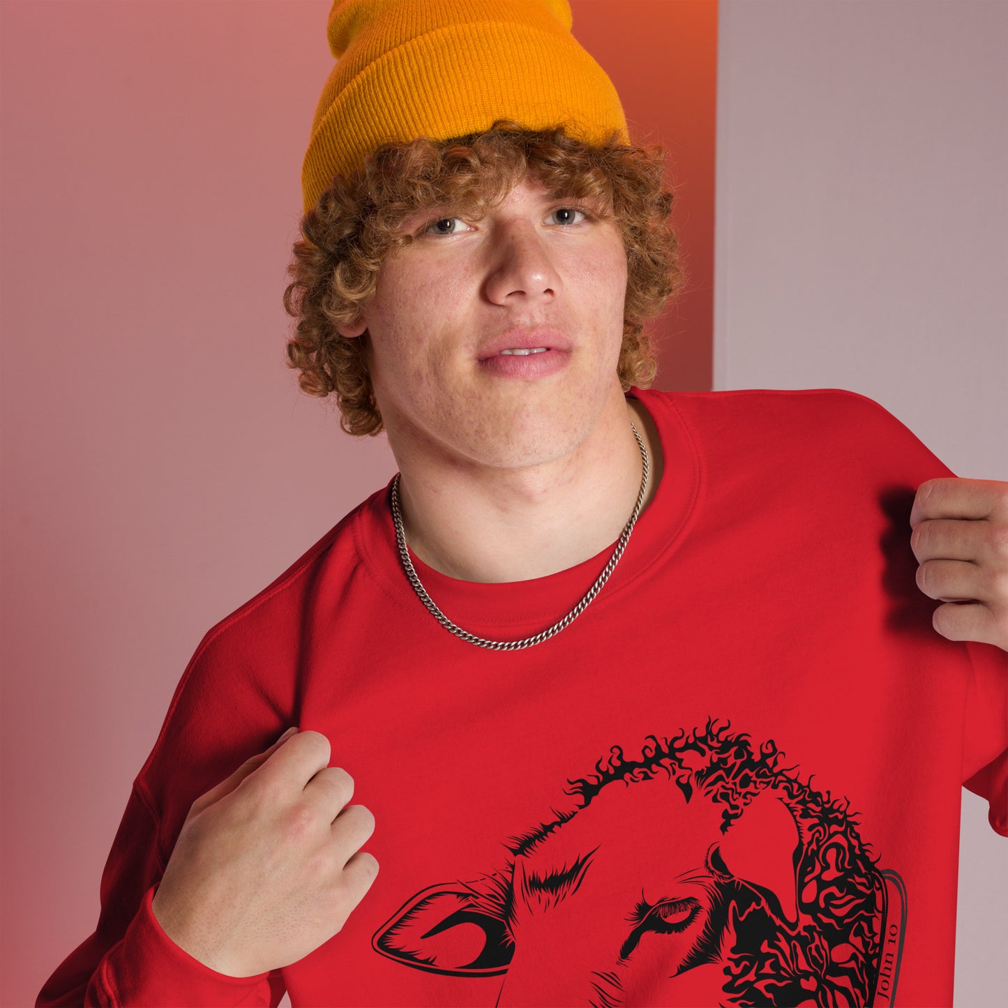 The Good Shepherd Unisex Sweatshirt W/Black Print